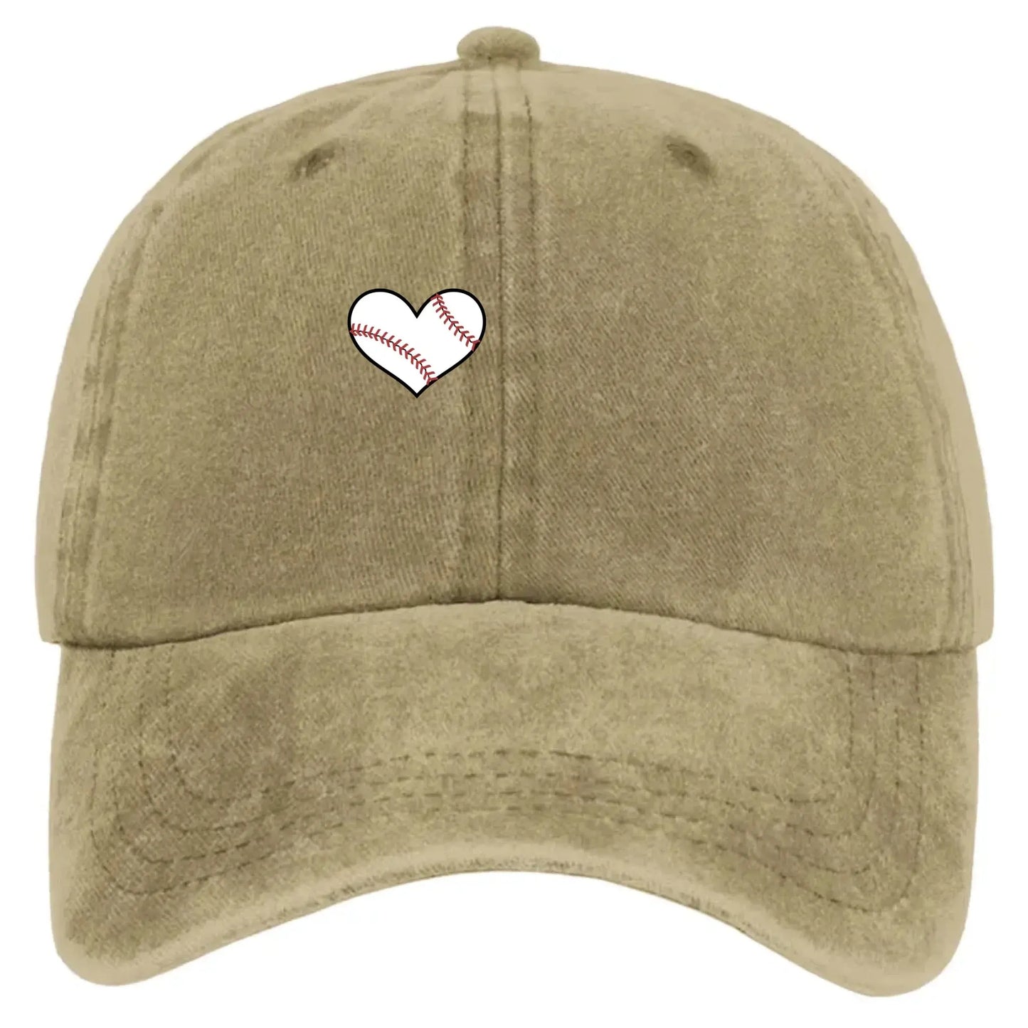 My Favorite Player Calls Me Grandma Hat – Personalized Baseball Vintage Washed Denim Cap for Grandma, Mom, Nana Ezcustomize