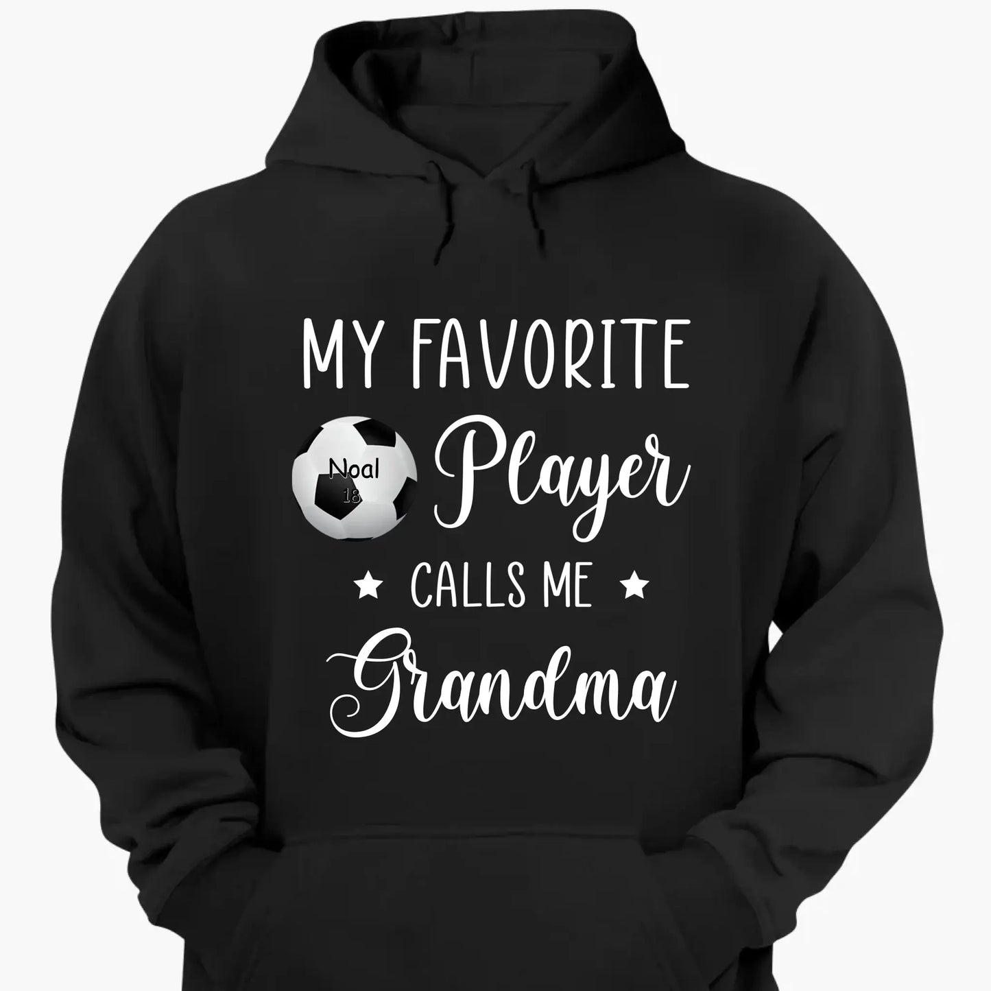 My Favorite Player Calls Me Grandma - Personalized T-Shirt, Gift For Sport Mom/ Sport Grandma, Sport Fan Gift Ezcustomize