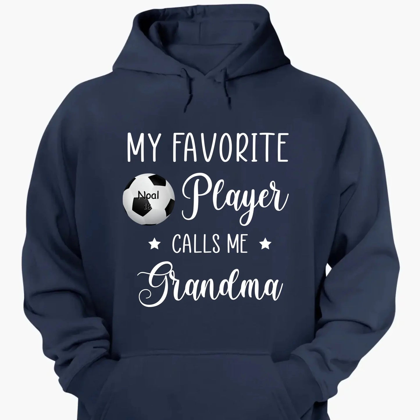My Favorite Player Calls Me Grandma - Personalized T-Shirt, Gift For Sport Mom/ Sport Grandma, Sport Fan Gift Ezcustomize