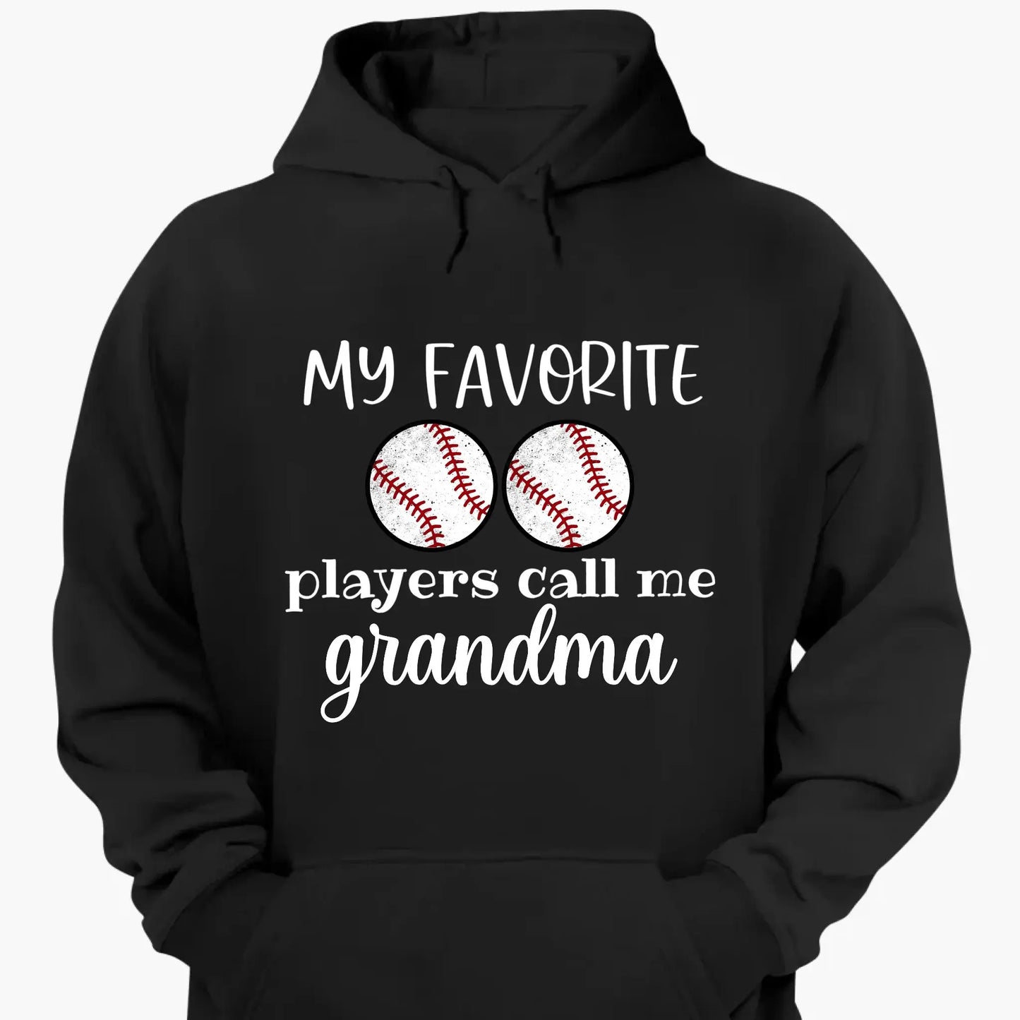 My Favorite Players Call Me Grandma Shirt – Personalized Multi-Sport T-Shirt – Custom Birthday or Mother’s Day Gift for Grandma, Nana, or Mom Ezcustomize