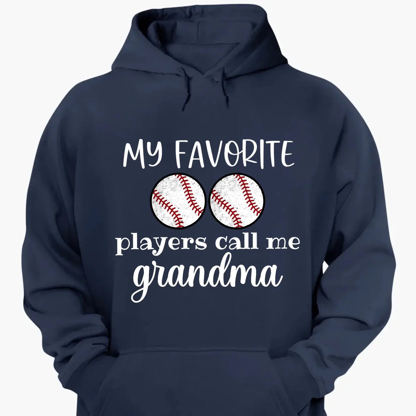 My Favorite Players Call Me Grandma Shirt – Personalized Multi-Sport T-Shirt – Custom Birthday or Mother’s Day Gift for Grandma, Nana, or Mom Ezcustomize