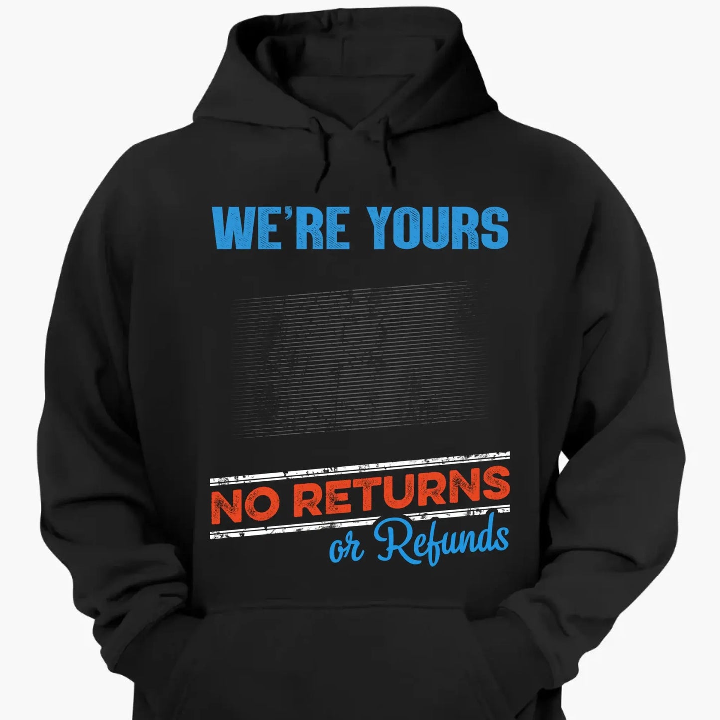 No Returns or Refunds Grandkids – Personalized T-Shirt/Hoodie/Sweatshirt – Funny Custom Gift for Grandma or Grandpa Ezcustomize