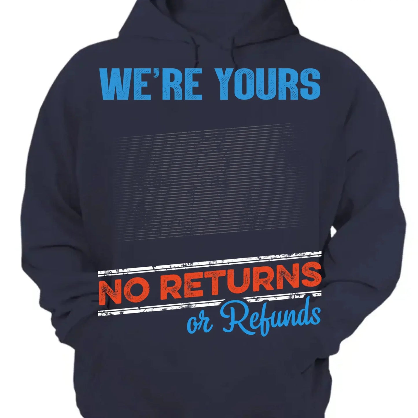 No Returns or Refunds Grandkids – Personalized T-Shirt/Hoodie/Sweatshirt – Funny Custom Gift for Grandma or Grandpa Ezcustomize
