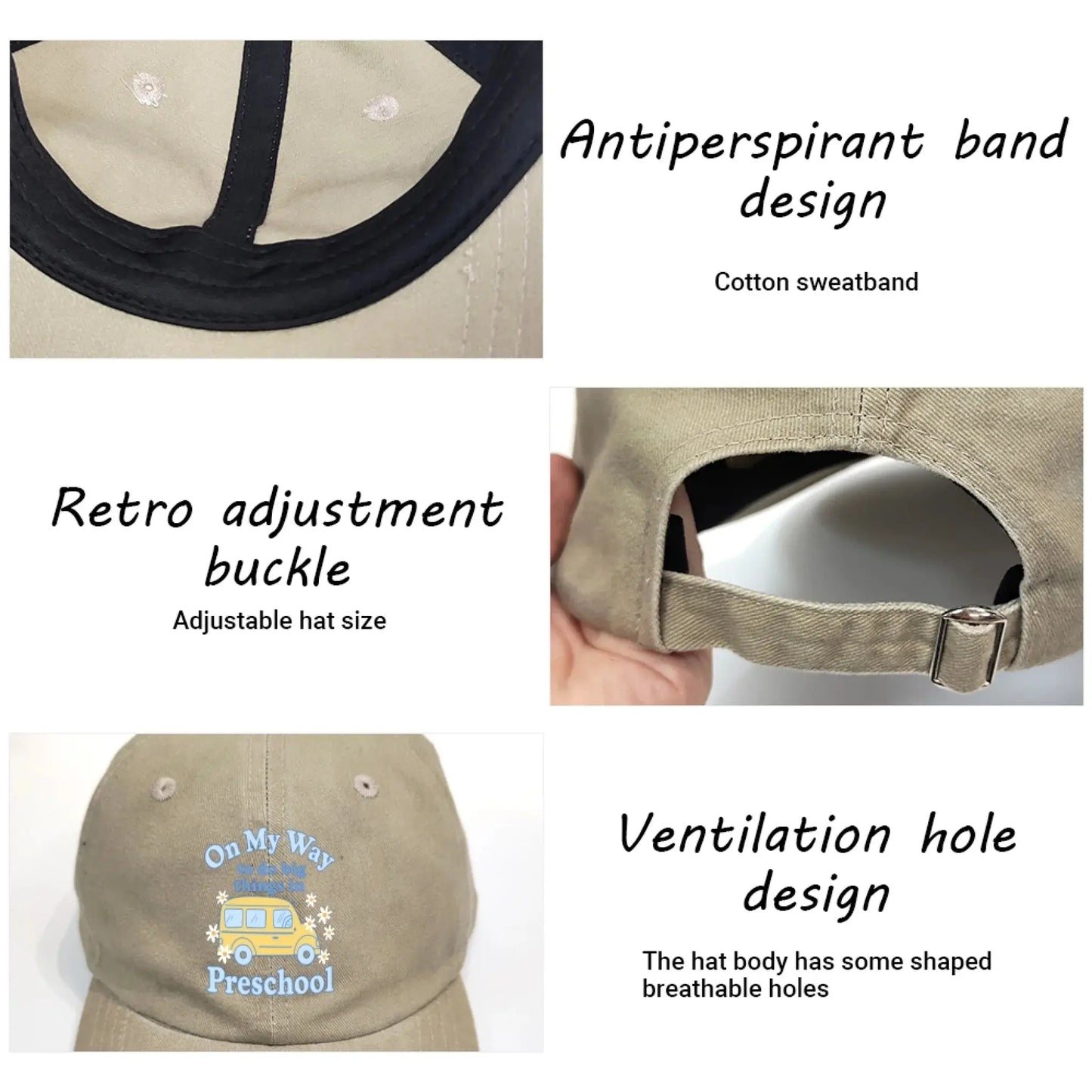 On My Way To Do Big Things – Personalized Grade Level Shirt and Cap for Kids & Teachers – Cute Back to School Custom Tees & Denim Cap Ezcustomize