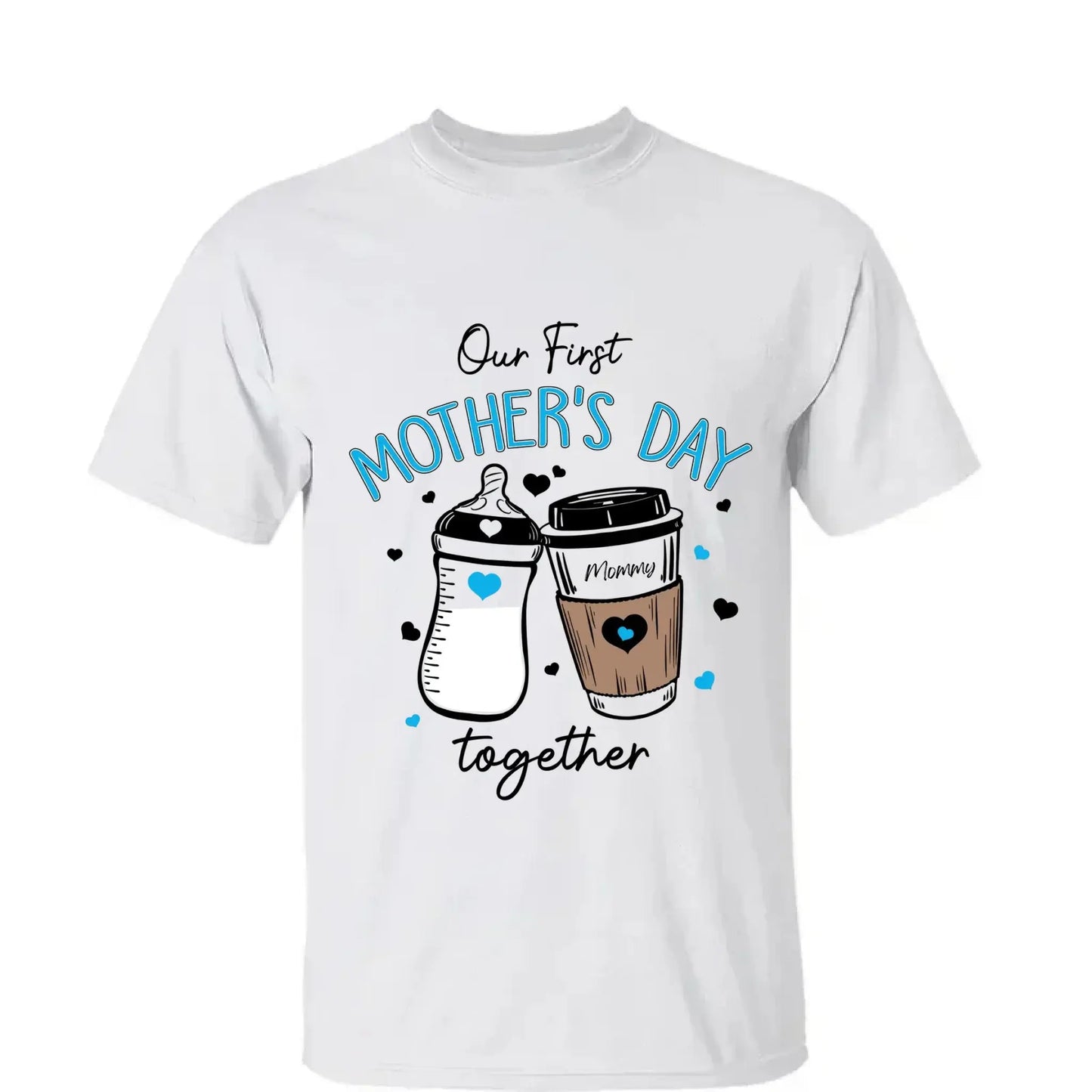 Our First Mother’s Day 2025 – Personalized Baby Onesie – Custom Gift for New Mom and Baby on Mother’s Day Ezcustomize