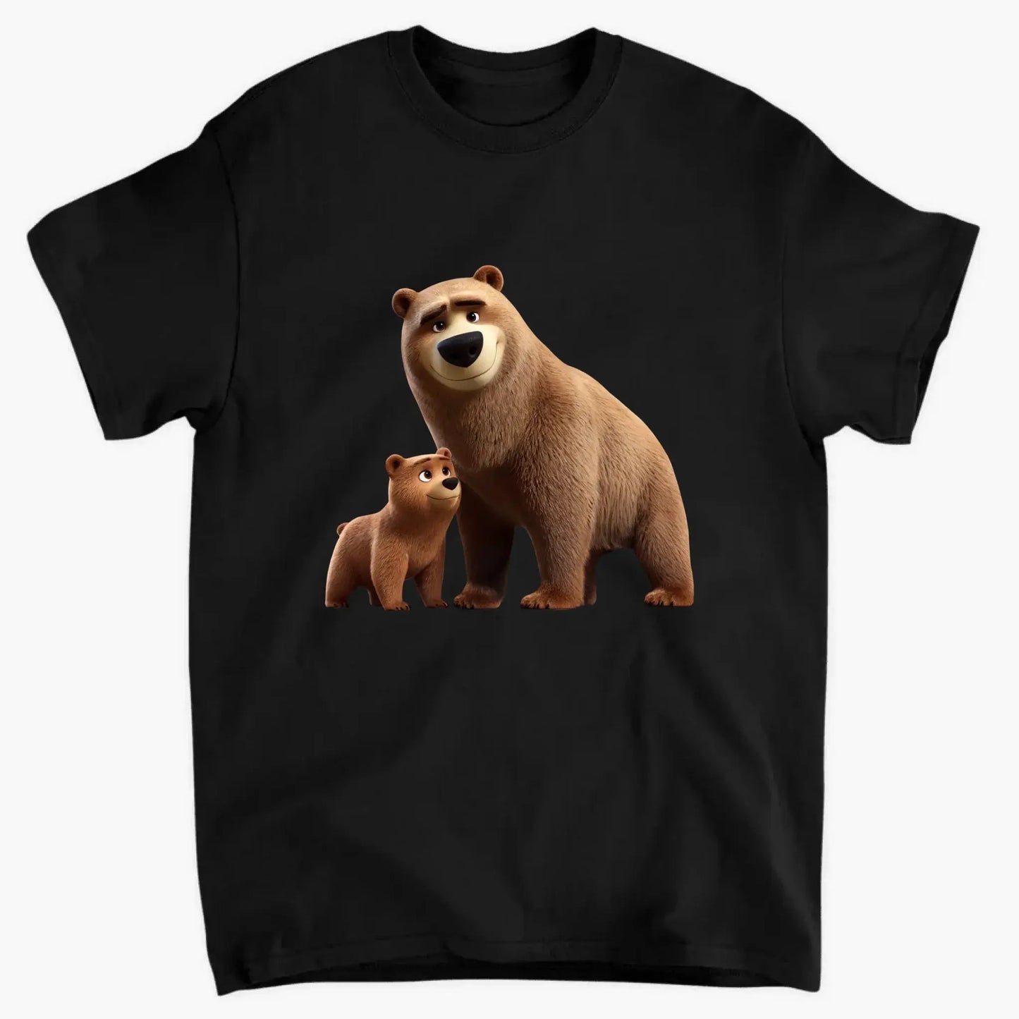 Papa Bear & Kids Shirt – Personalized 3D Cute T-Shirt – Father’s Day Gift for Dads and Grandpas Ezcustomize