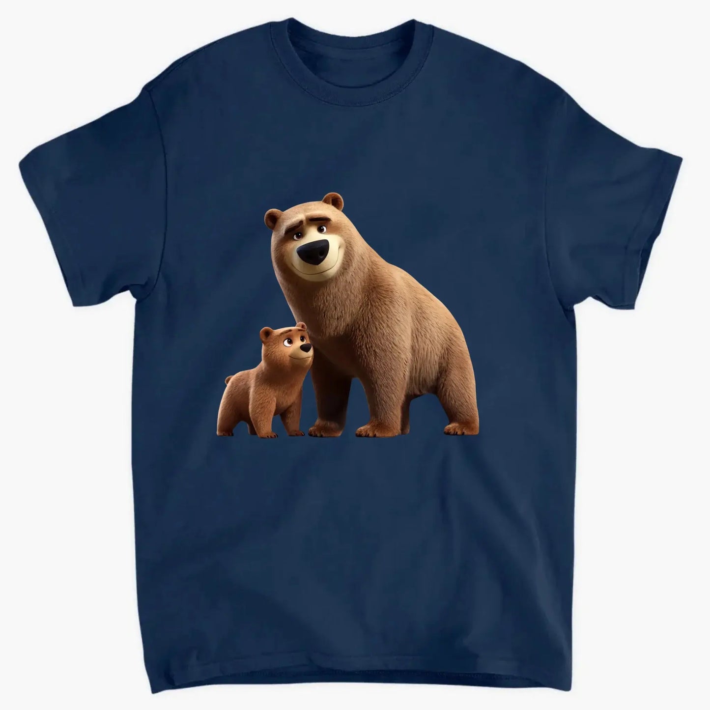 Papa Bear & Kids Shirt – Personalized 3D Cute T-Shirt – Father’s Day Gift for Dads and Grandpas Ezcustomize