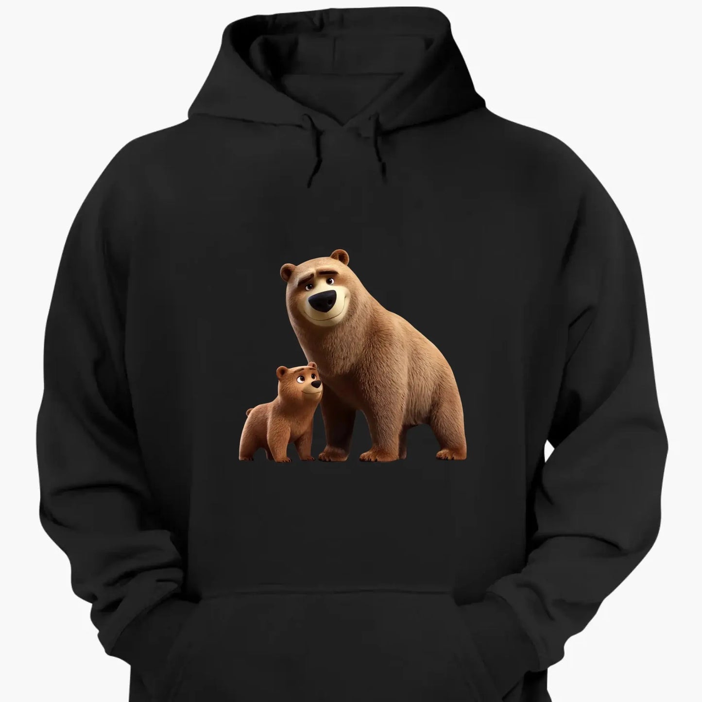 Papa Bear & Kids Shirt – Personalized 3D Cute T-Shirt – Father’s Day Gift for Dads and Grandpas Ezcustomize