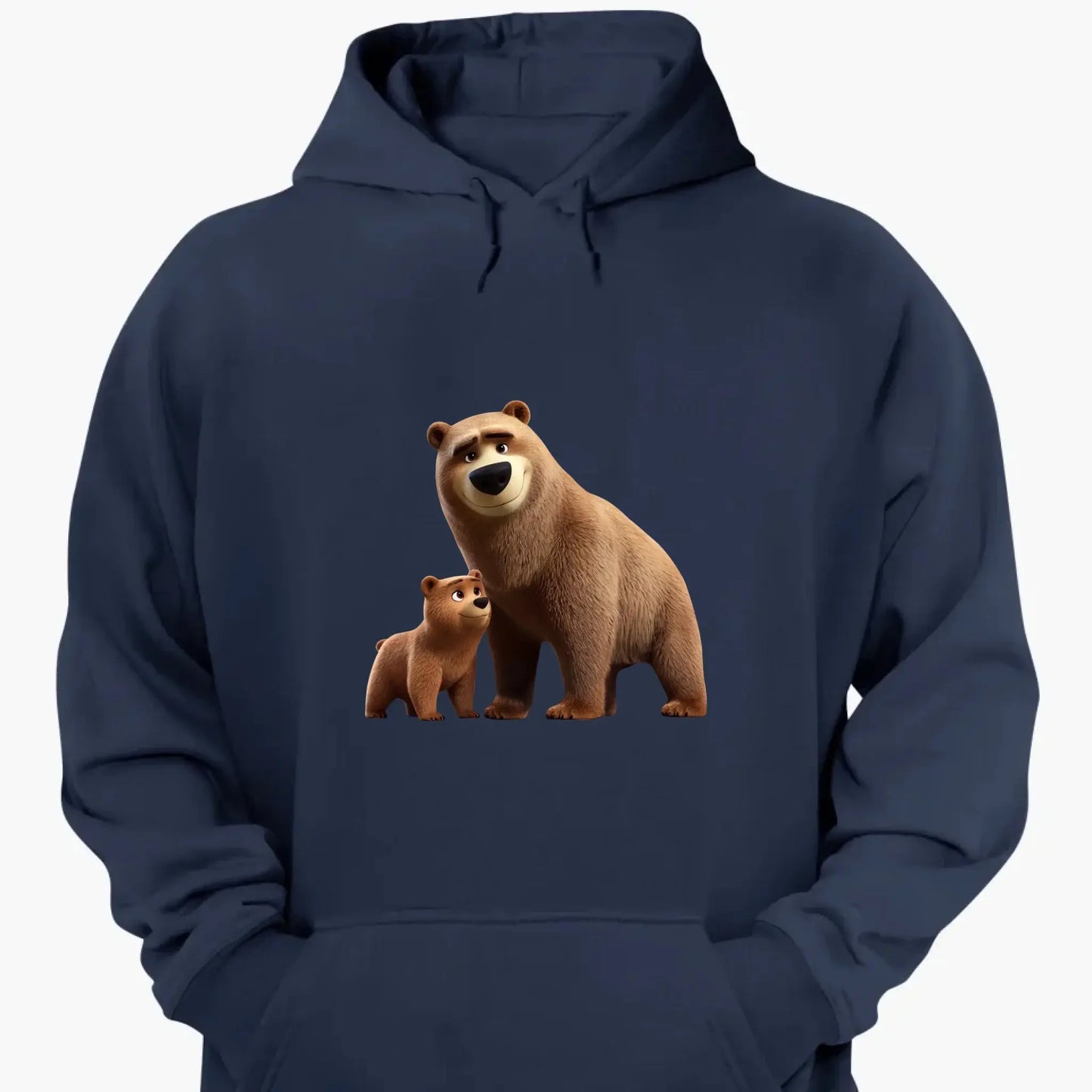 Papa Bear & Kids Shirt – Personalized 3D Cute T-Shirt – Father’s Day Gift for Dads and Grandpas Ezcustomize