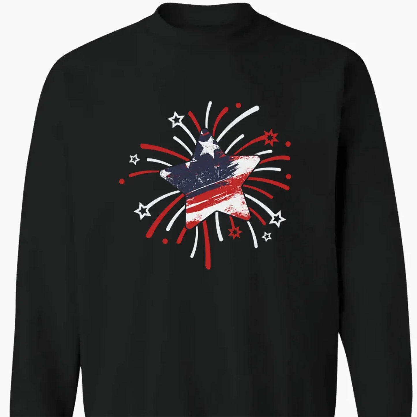 Papa & Kids Firework Star Shirt – Personalized T-Shirt/Hoodie/Sweatshirt – 4th of July or Birthday Gift for Dad or Grandpa Ezcustomize