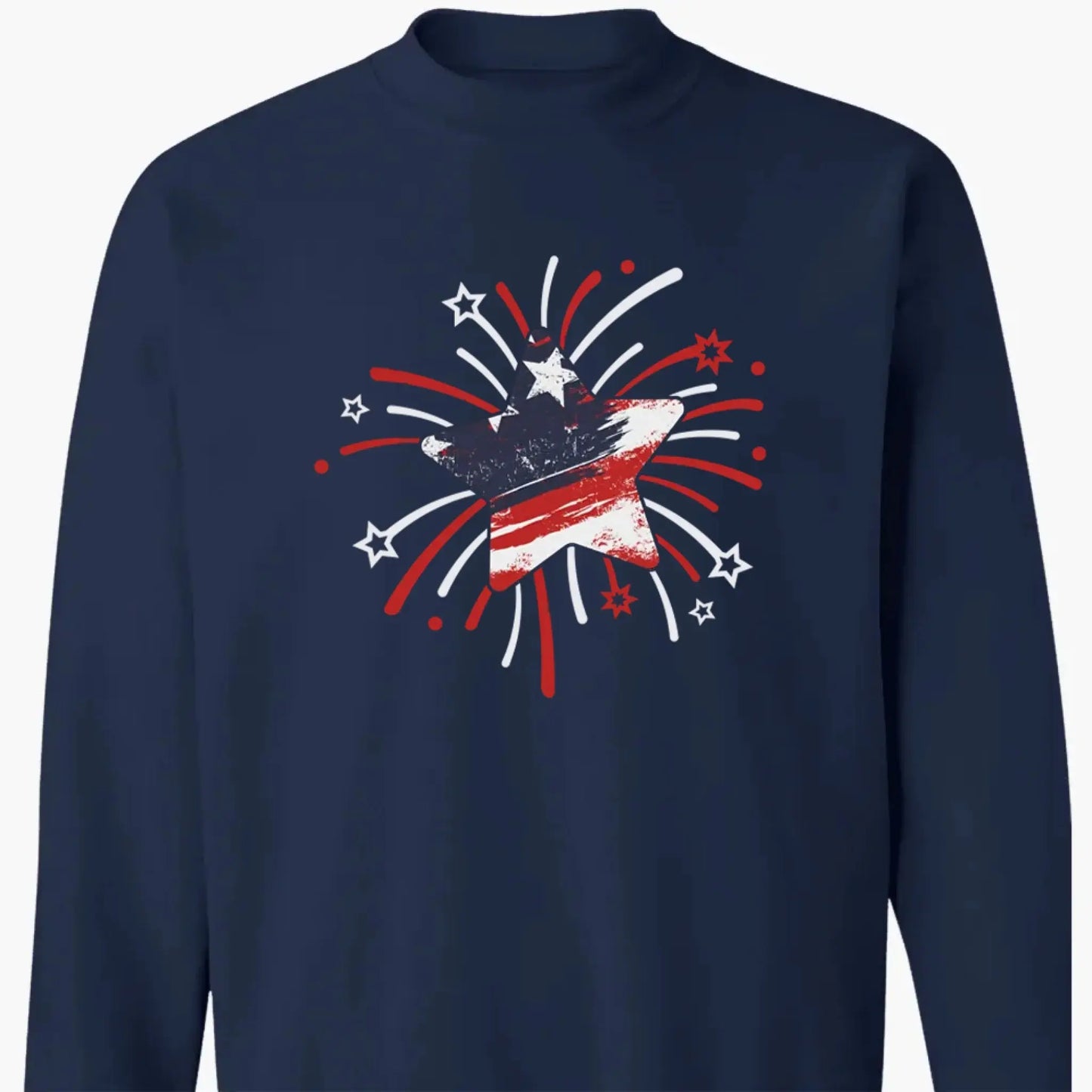 Papa & Kids Firework Star Shirt – Personalized T-Shirt/Hoodie/Sweatshirt – 4th of July or Birthday Gift for Dad or Grandpa Ezcustomize