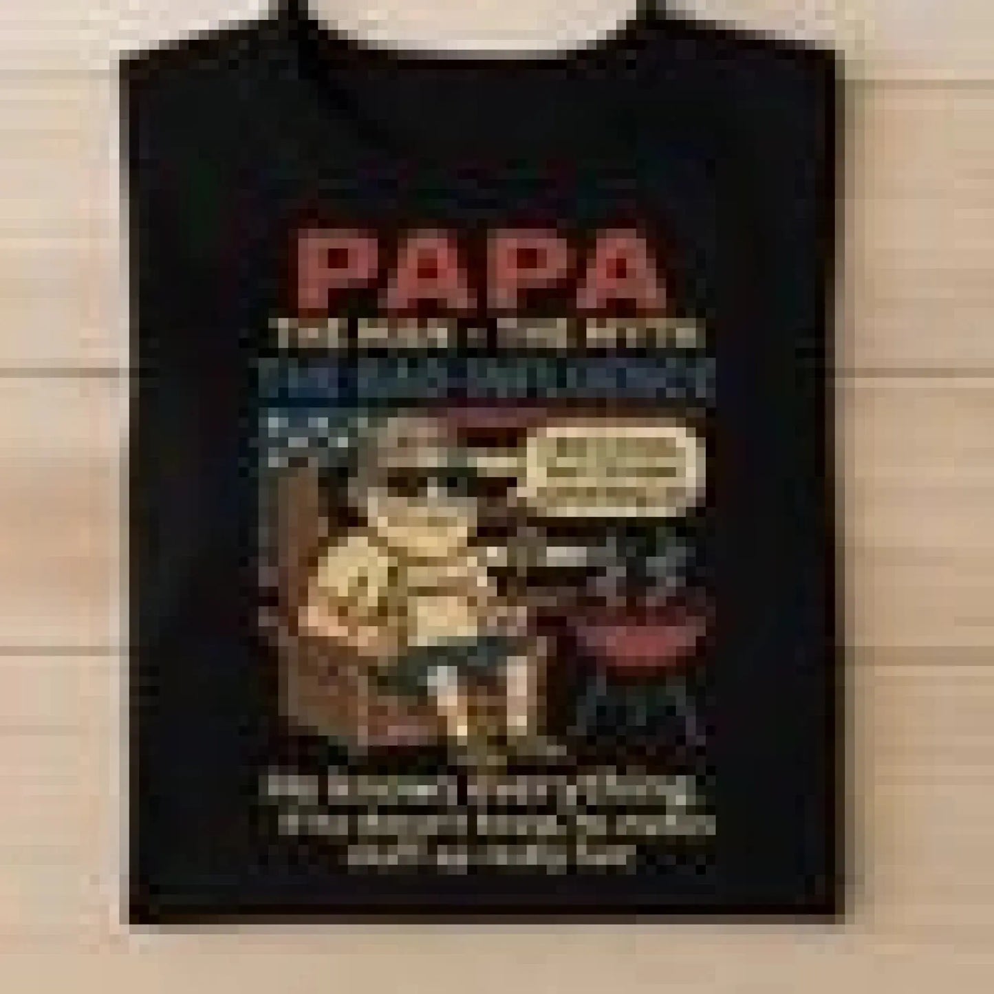 Papa the Legend Shirt – Funny Personalized T-Shirt for Old Man – Custom Father’s Day Gift for Grandpa or Papa Ezcustomize