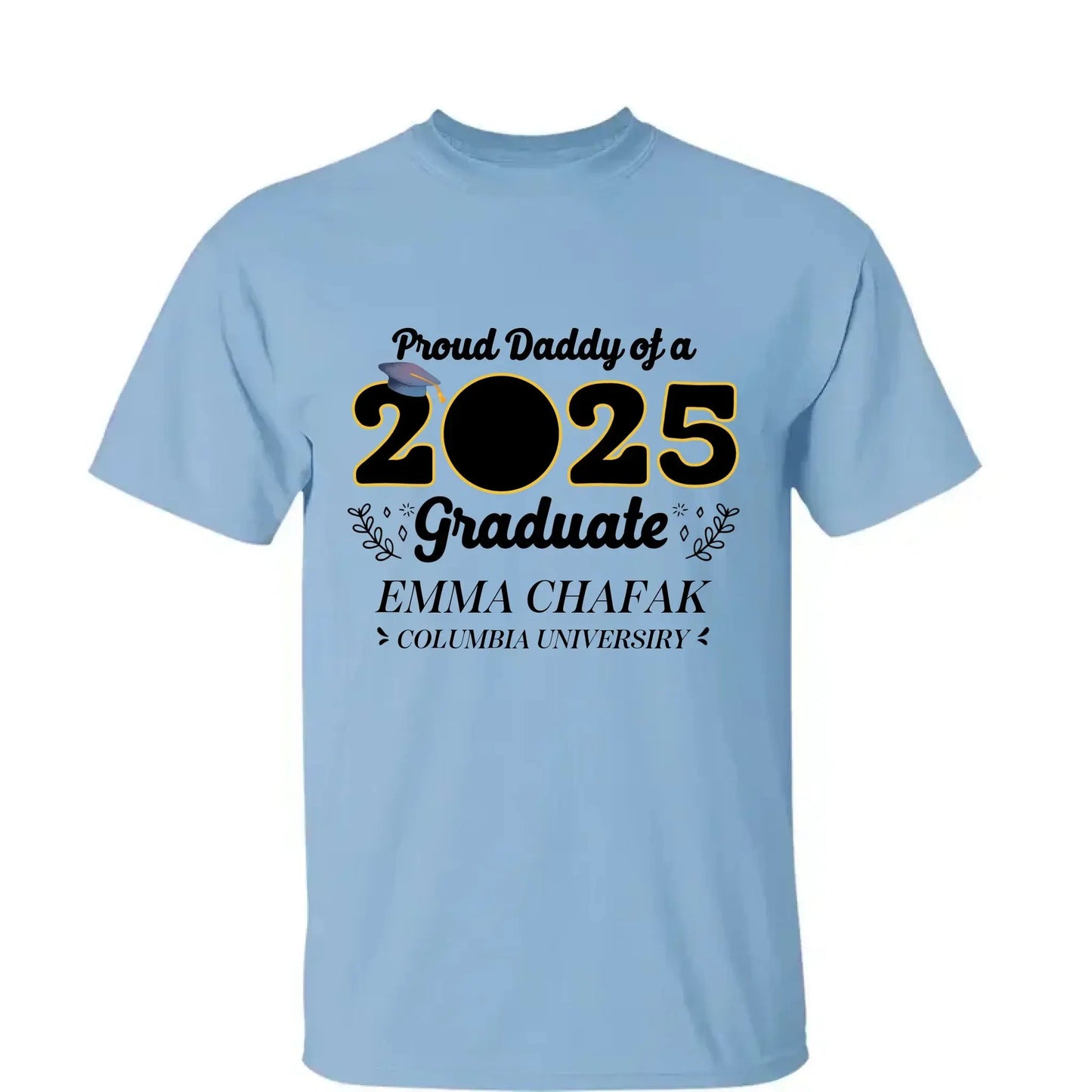 Personalized 2025 Graduation Shirt with Photo – Custom Family Grad T-Shirt – Gift for Parents, Siblings, Grandparents Ezcustomize