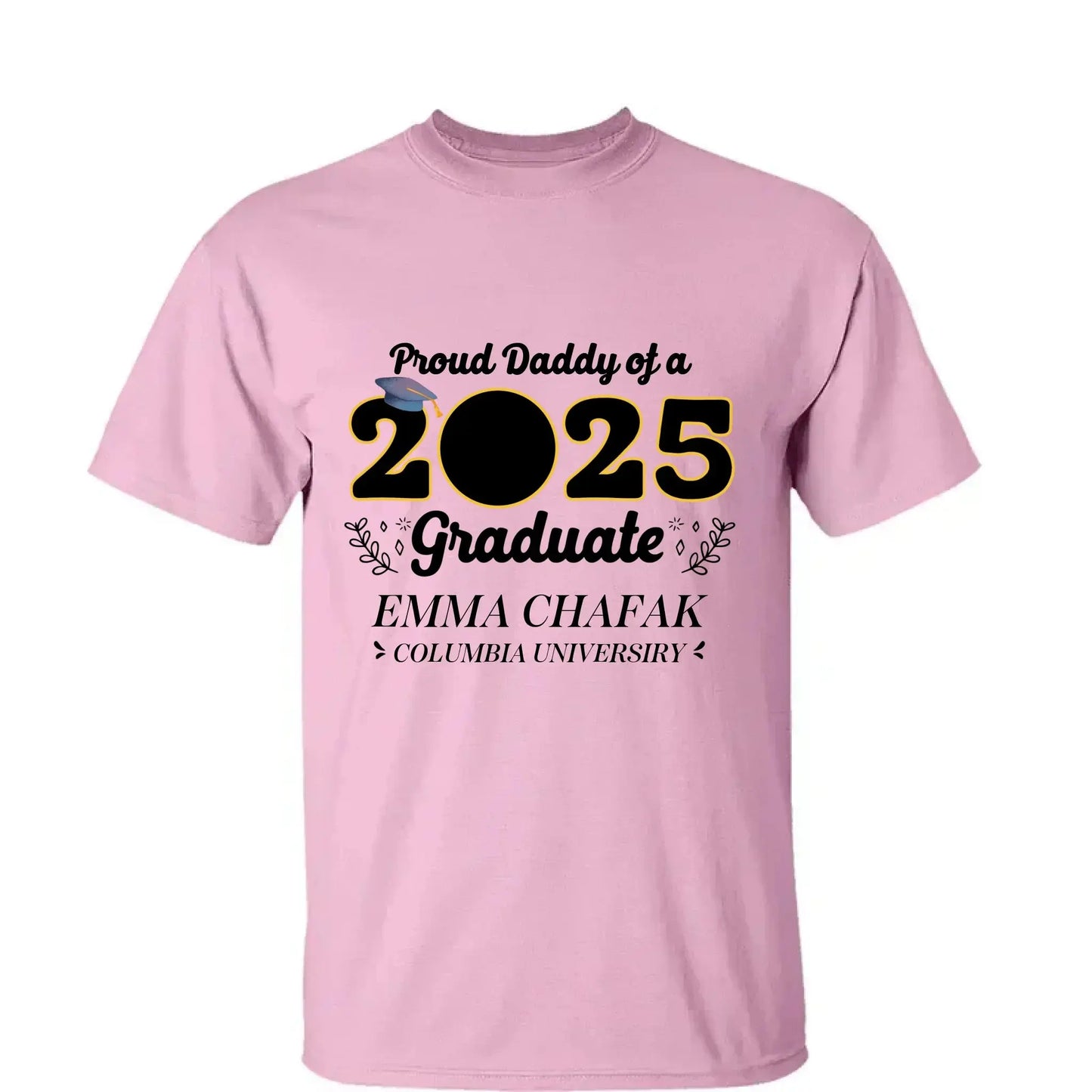 Personalized 2025 Graduation Shirt with Photo – Custom Family Grad T-Shirt – Gift for Parents, Siblings, Grandparents Ezcustomize