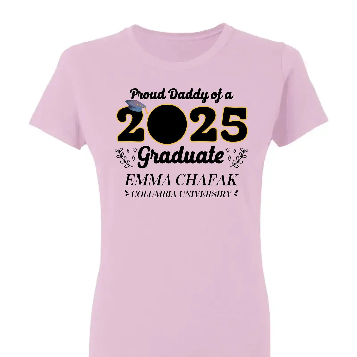 Personalized 2025 Graduation Shirt with Photo – Custom Family Grad T-Shirt – Gift for Parents, Siblings, Grandparents Ezcustomize