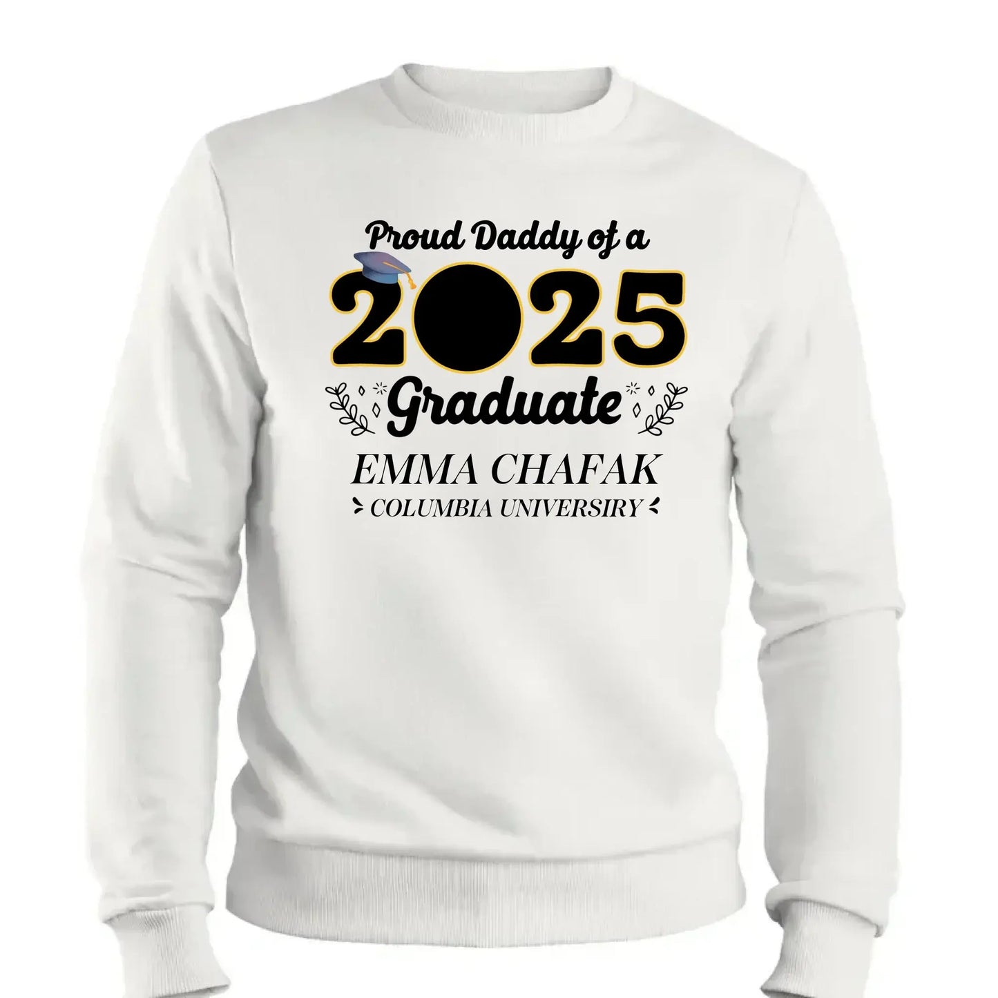 Personalized 2025 Graduation Shirt with Photo – Custom Family Grad T-Shirt – Gift for Parents, Siblings, Grandparents Ezcustomize