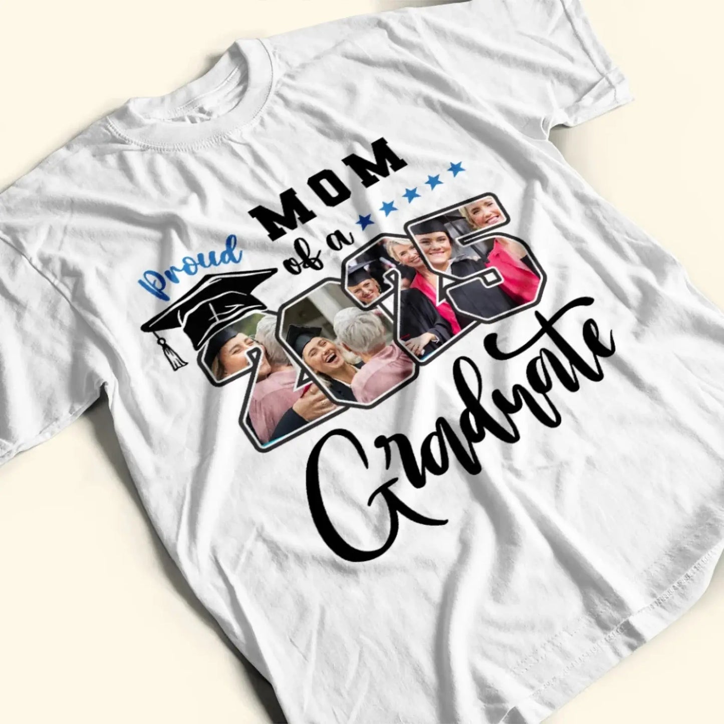 Personalized 2025 Senior Shirt - Upload Photo - Family Graduation Gift Ezcustomize