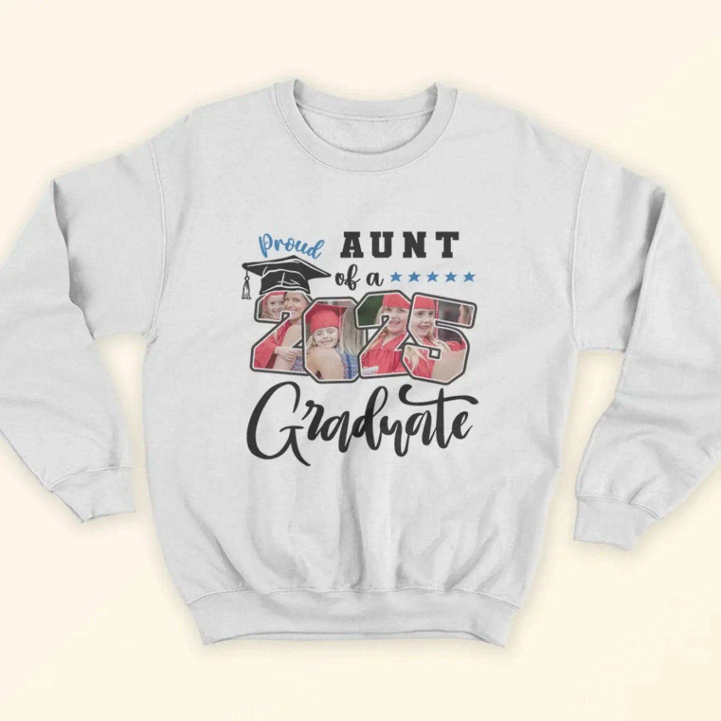 Personalized 2025 Senior Shirt - Upload Photo - Family Graduation Gift Ezcustomize