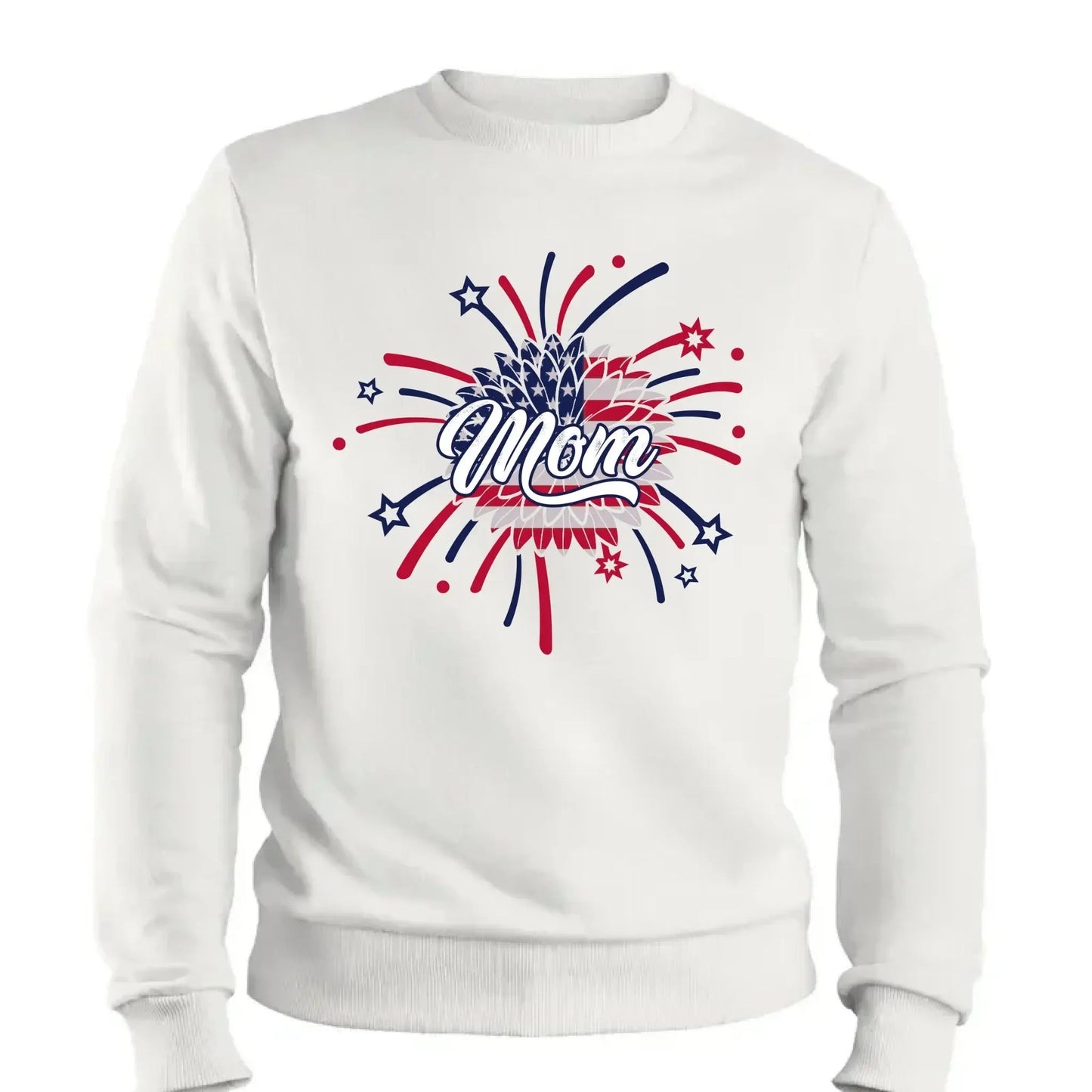Personalized 4th of July Fireworks Shirt for Grandma or Mom – Custom Name Patriotic Family Tee, Independence Day Gift Ezcustomize