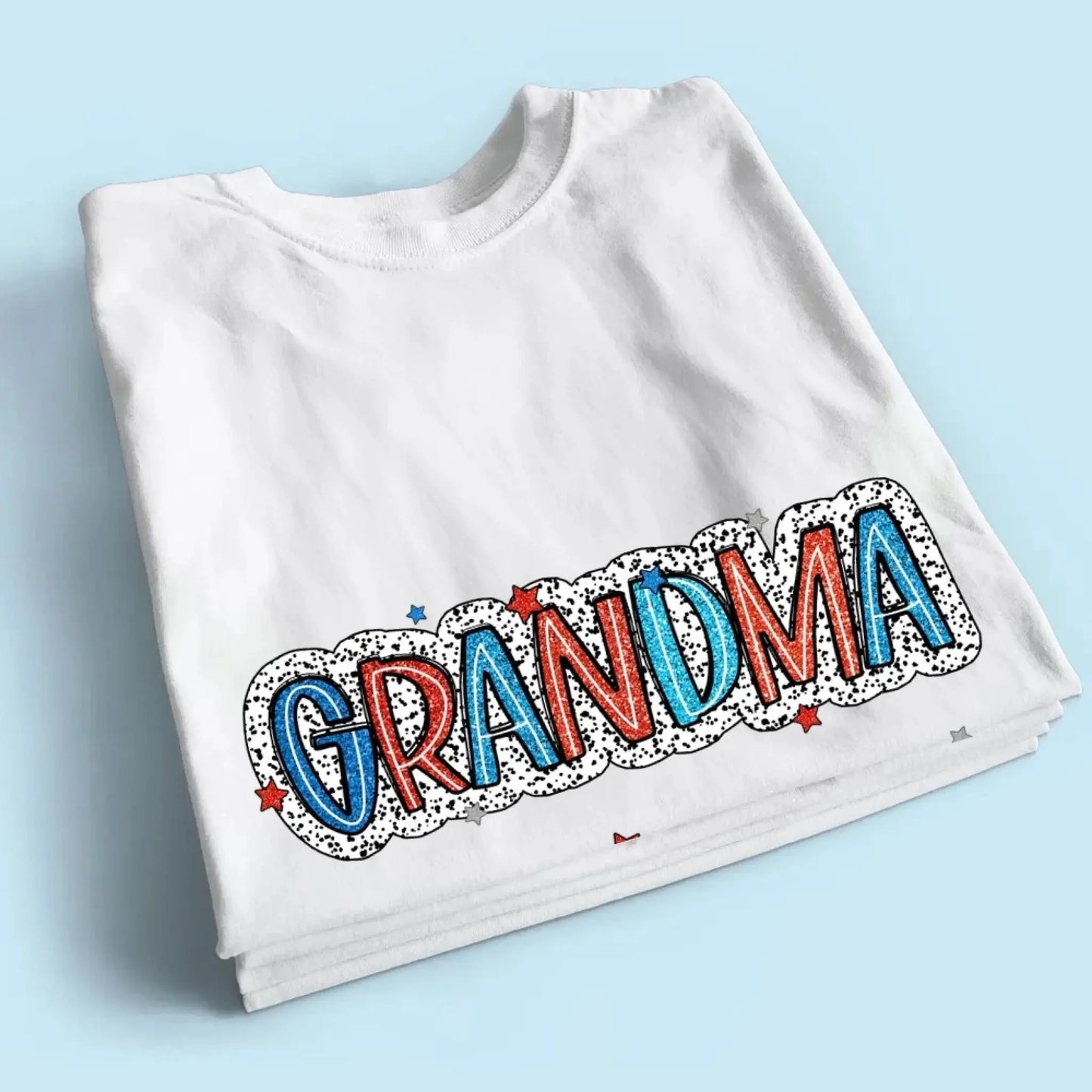 Personalized 4th of July Grandma Shirt with Grandkids – Patriotic Independence Day Gift for Nana, Mimi, Gigi Ezcustomize