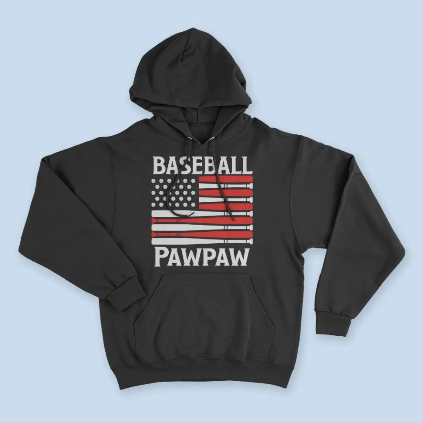 Personalized Flag Design T-Shirt – Custom Baseball Grandpa Shirt – Gift for Grandpa, Dad, or Baseball Lover Ezcustomize