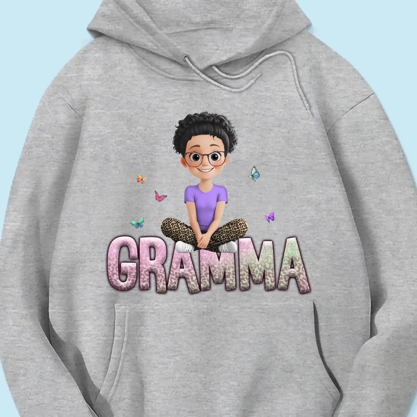 Personalized Gift For Grandma Mom Custom Kids Name Shirt/Hoodie/Sweatshirt Ezcustomize