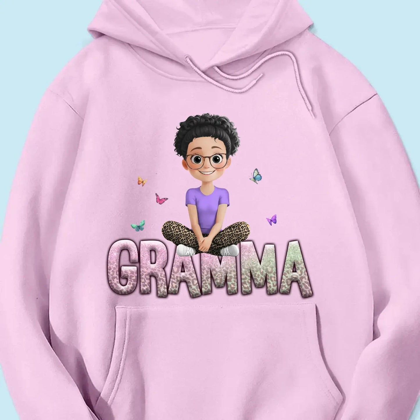 Personalized Gift For Grandma Mom Custom Kids Name Shirt/Hoodie/Sweatshirt Ezcustomize