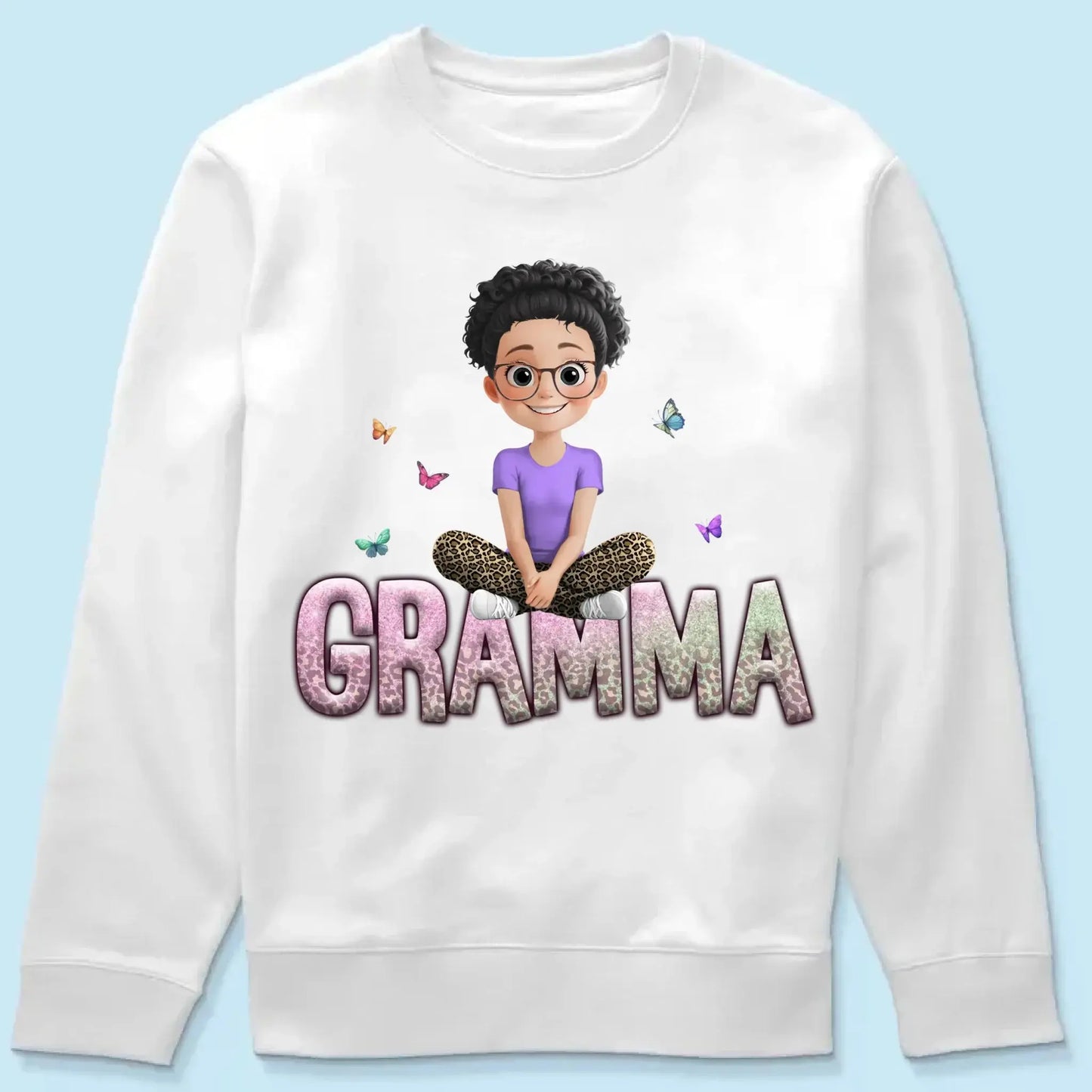 Personalized Gift For Grandma Mom Custom Kids Name Shirt/Hoodie/Sweatshirt Ezcustomize