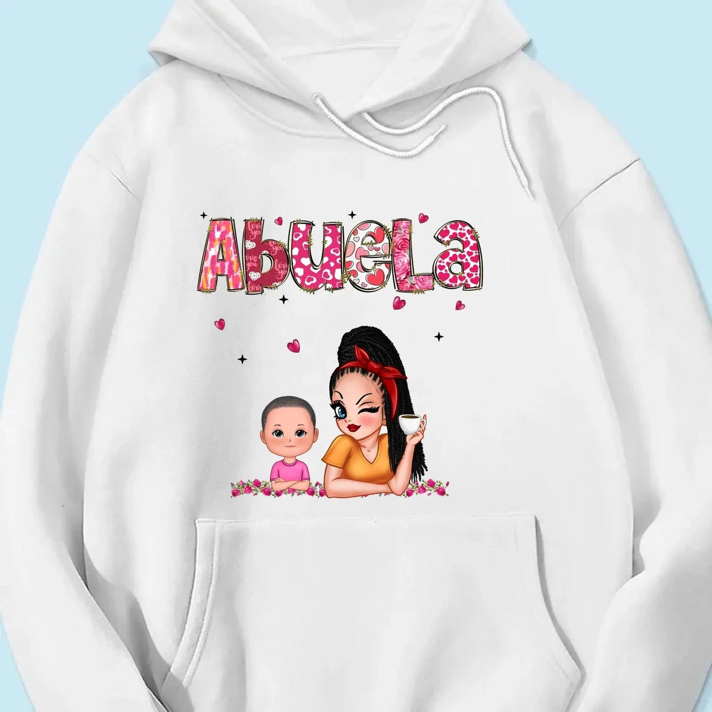 Personalized Gift For Grandma Mom Custom Kids Name Shirt Ezcustomize