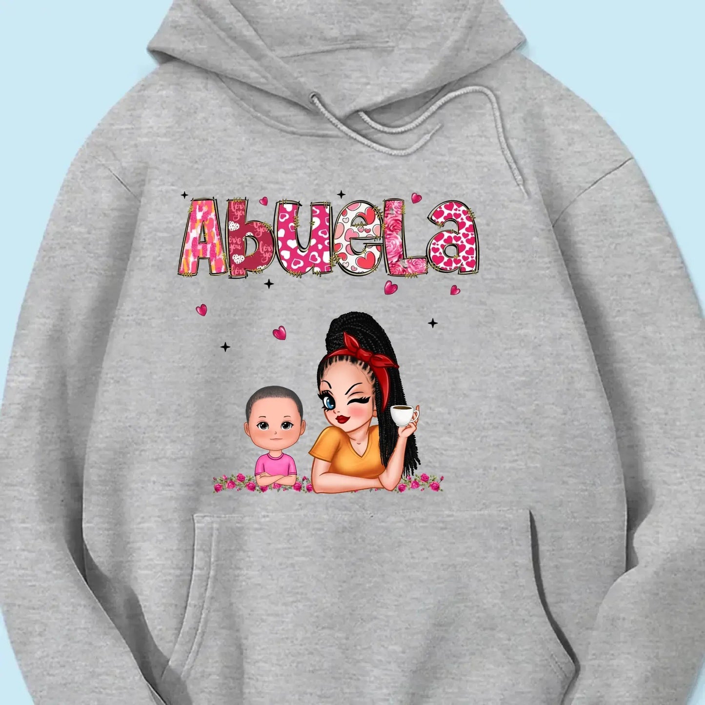 Personalized Gift For Grandma Mom Custom Kids Name Shirt Ezcustomize