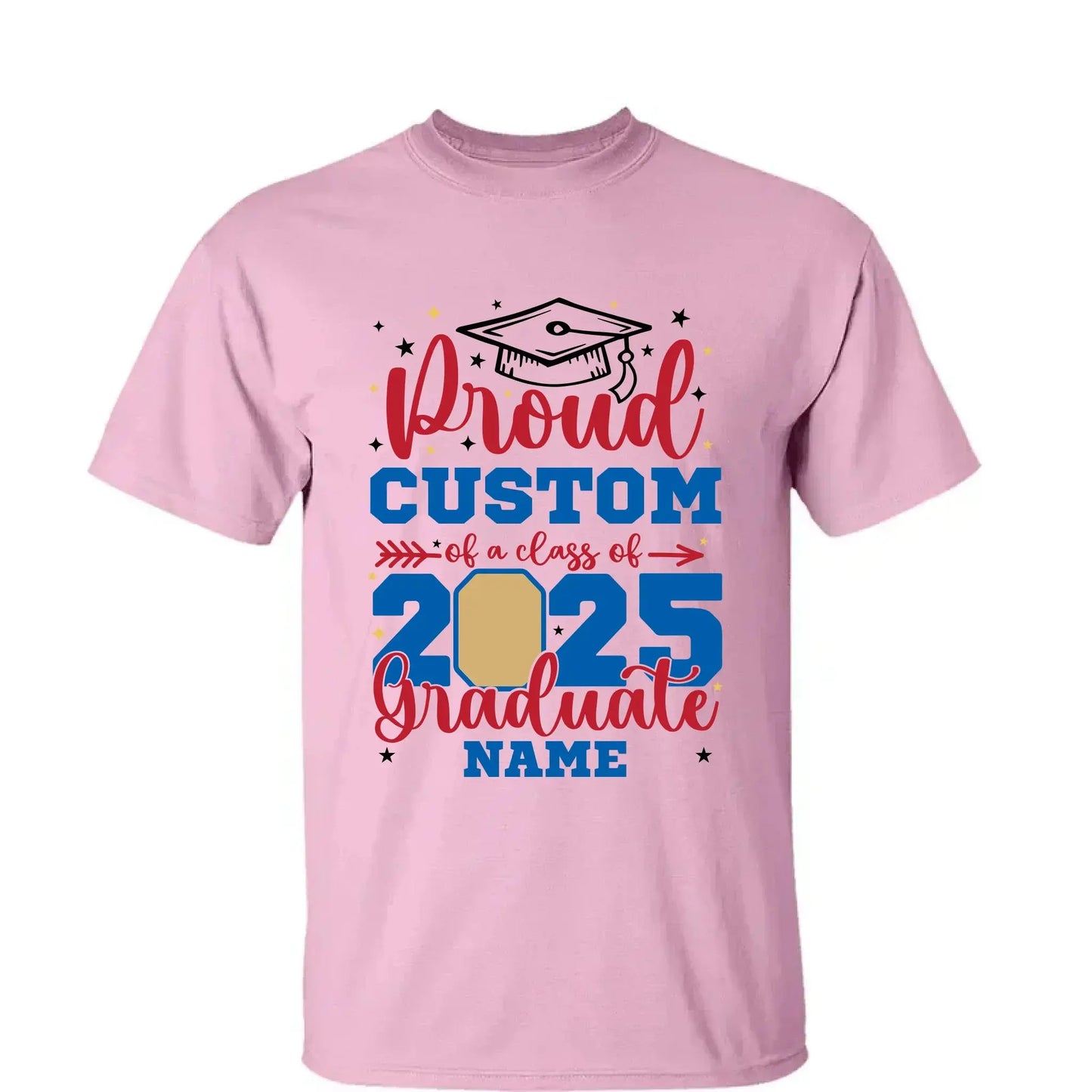 Personalized Graduation Shirt – Proud Family of a Class of 2025 with Custom Photo Ezcustomize