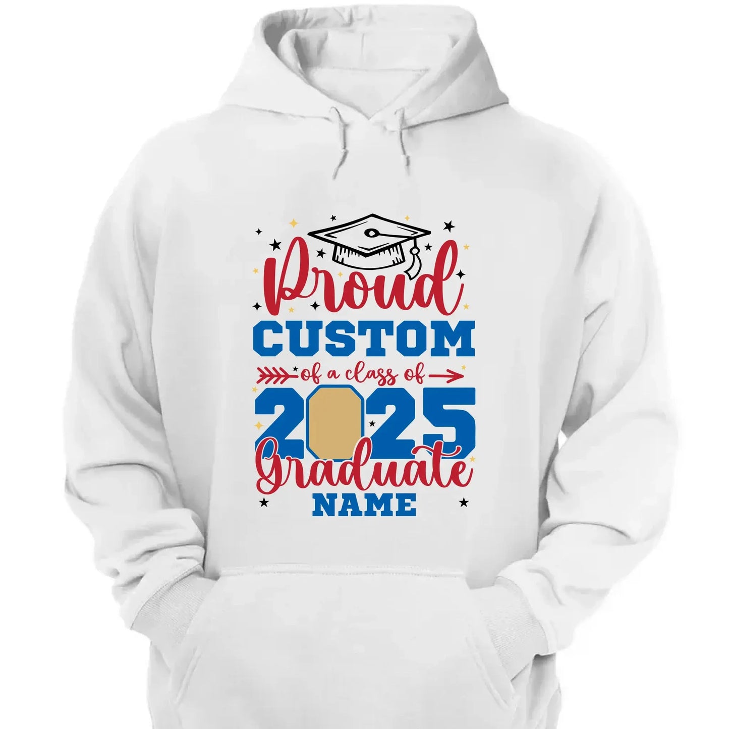 Personalized Graduation Shirt – Proud Family of a Class of 2025 with Custom Photo Ezcustomize