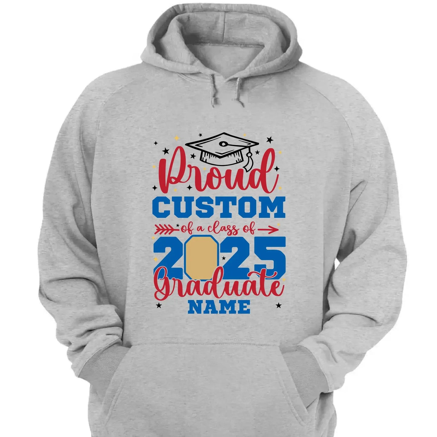 Personalized Graduation Shirt – Proud Family of a Class of 2025 with Custom Photo Ezcustomize