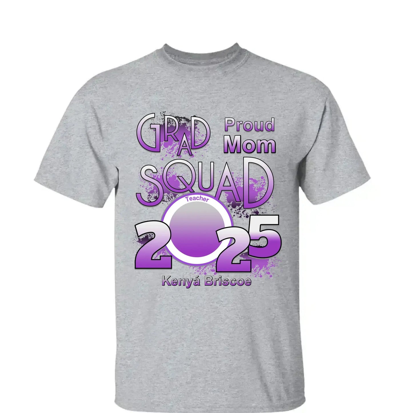 Personalized Graduation T-Shirt - Custom Name & Photo - Proud Mom, Dad, Family - Class of 2025 Ezcustomize