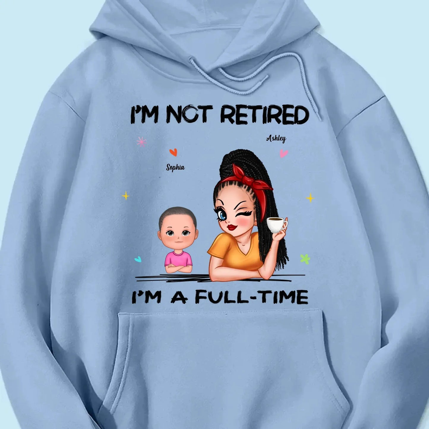 Personalized Grandma Retirement Shirt - "I'm Not Retired, I'm A Professional Grandma" - Custom Gift for Grandma Ezcustomize