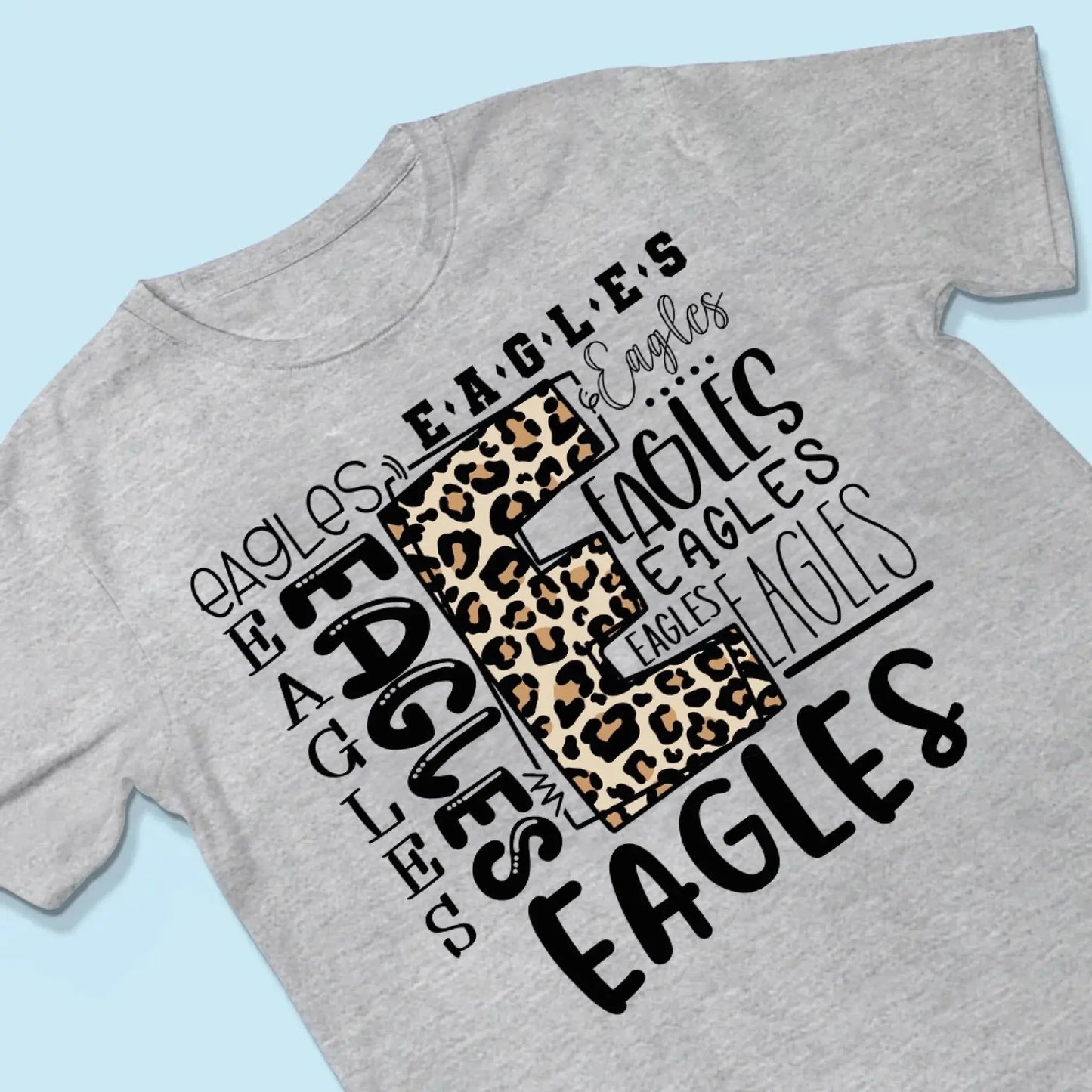 Personalized Sport Team Mascot Typography Design – Custom T-shirt/Sweatshirt/Hoodie - Game Day Spirit Tee for Fans, Family & Players Ezcustomize