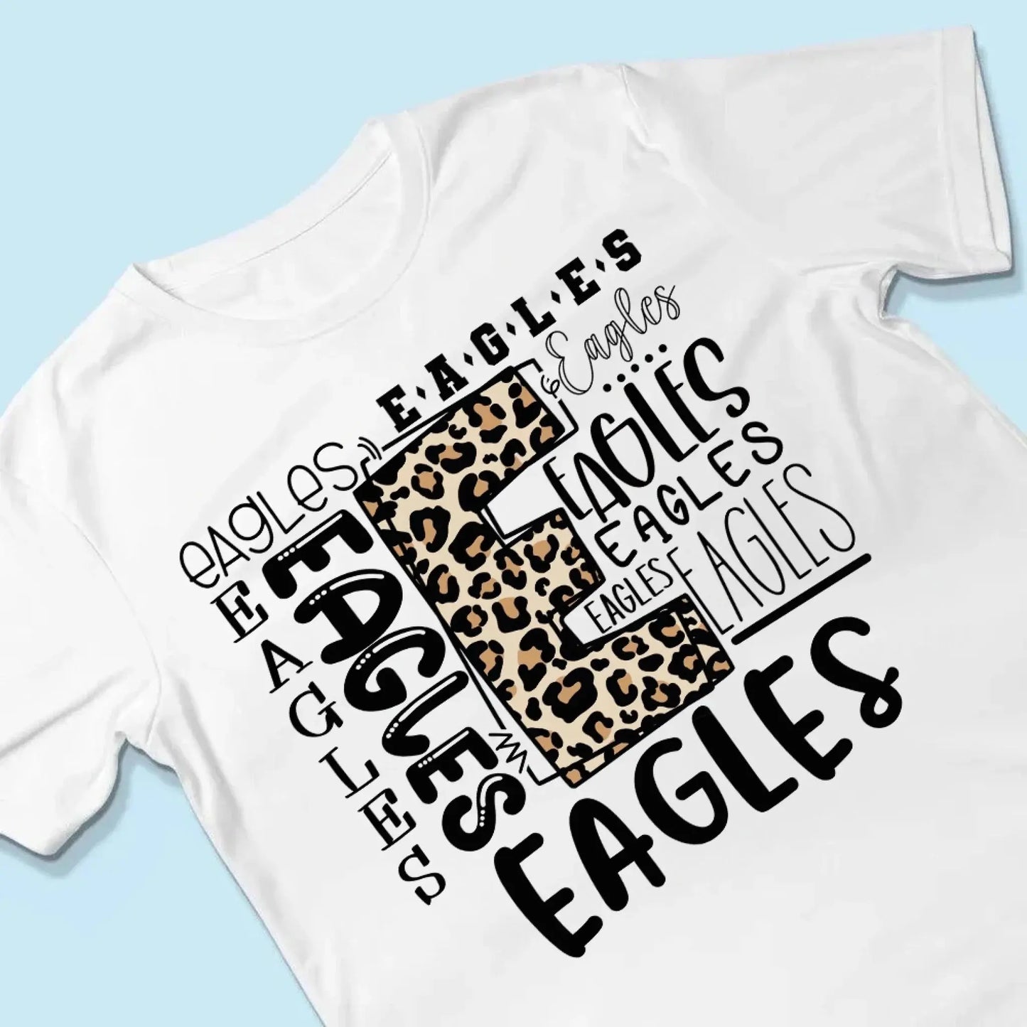 Personalized Sport Team Mascot Typography Design – Custom T-shirt/Sweatshirt/Hoodie - Game Day Spirit Tee for Fans, Family & Players Ezcustomize
