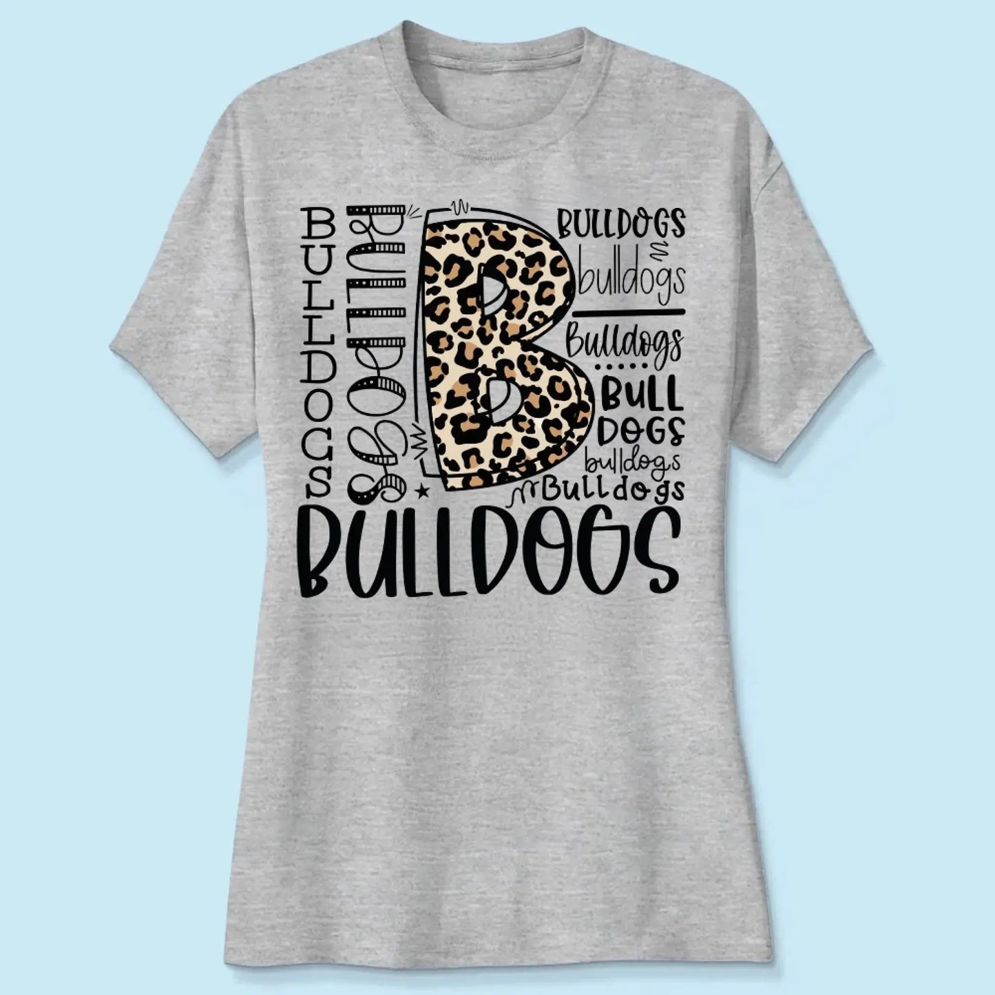 Personalized Sport Team Mascot Typography Design – Custom T-shirt/Sweatshirt/Hoodie - Game Day Spirit Tee for Fans, Family & Players Ezcustomize