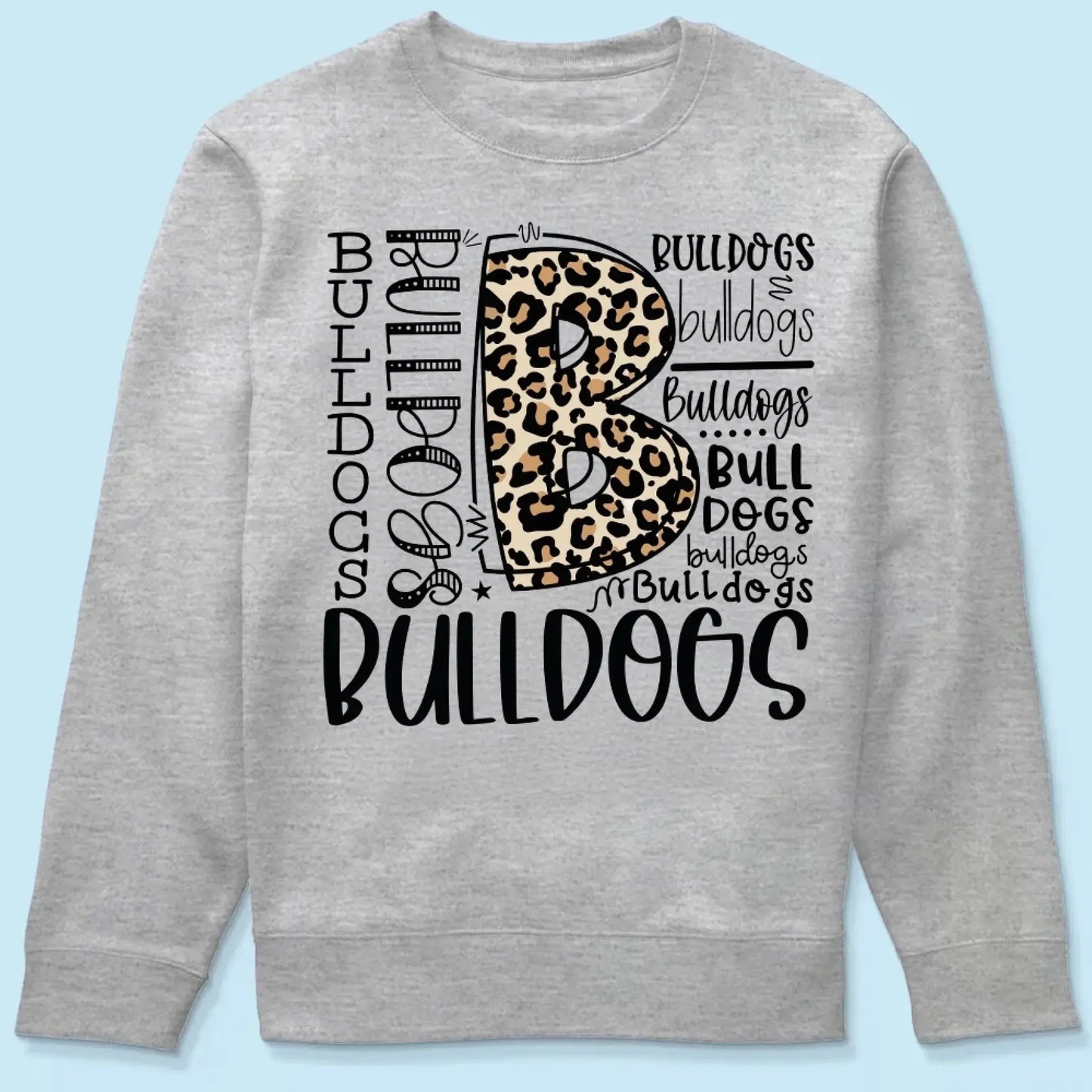Personalized Sport Team Mascot Typography Design – Custom T-shirt/Sweatshirt/Hoodie - Game Day Spirit Tee for Fans, Family & Players Ezcustomize