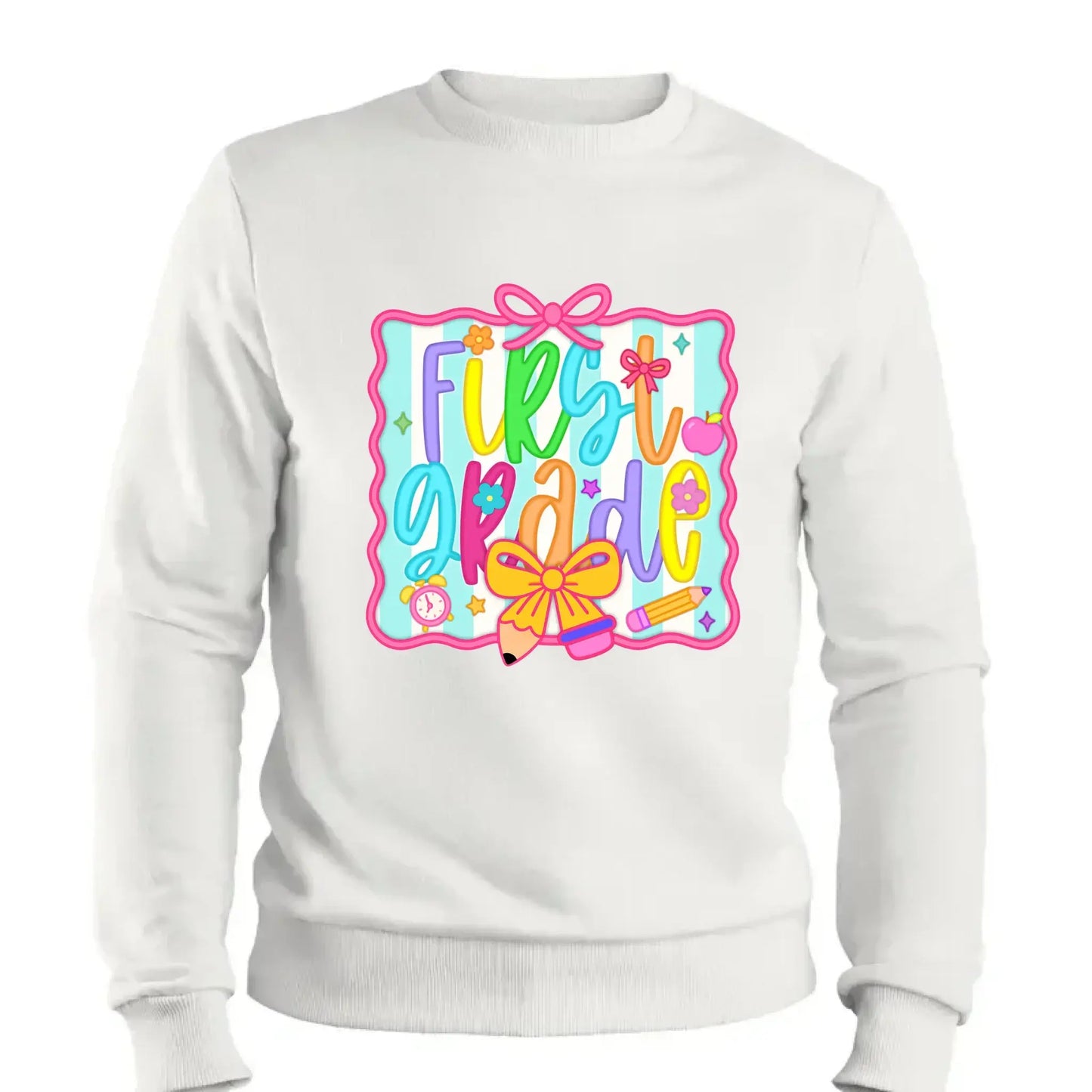 Personalized Teacher Shirt with Grade and Name – Cute Coquette Back to School Shirt for Pre-K to 5th Grade Teachers Ezcustomize