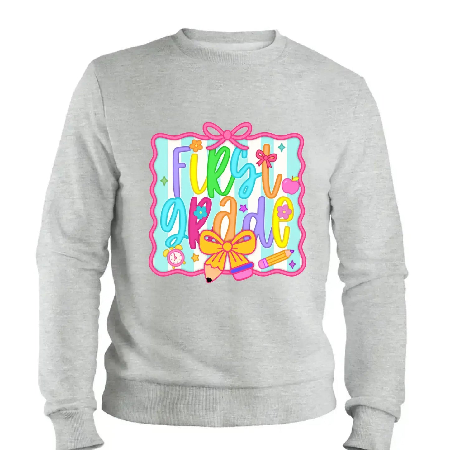 Personalized Teacher Shirt with Grade and Name – Cute Coquette Back to School Shirt for Pre-K to 5th Grade Teachers Ezcustomize