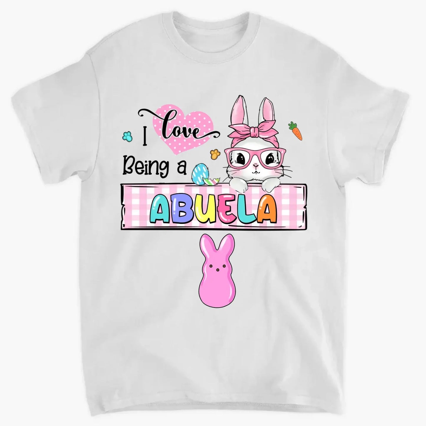 Personalized "I Love Being a Grandma" Easter Bunny Shirt – Custom Easter Gift for Grandma Ezcustomize