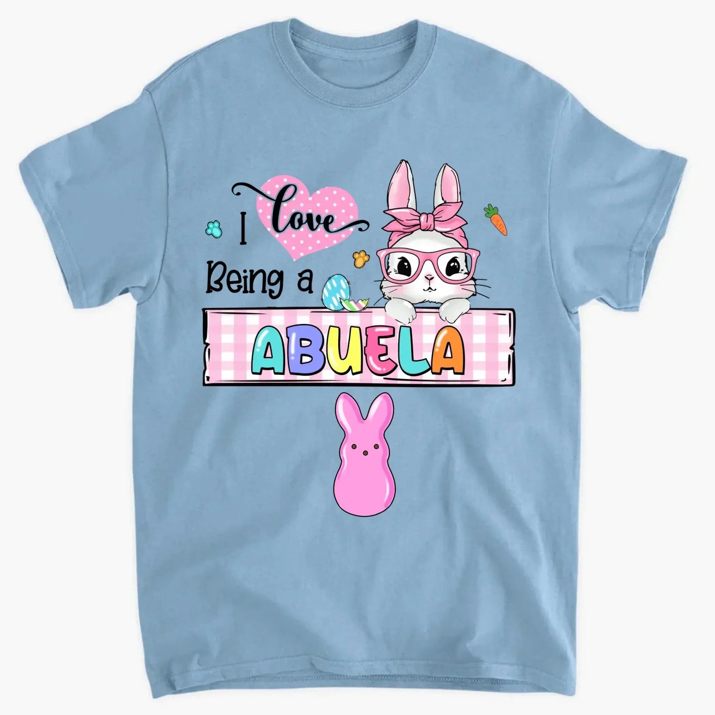 Personalized "I Love Being a Grandma" Easter Bunny Shirt – Custom Easter Gift for Grandma Ezcustomize