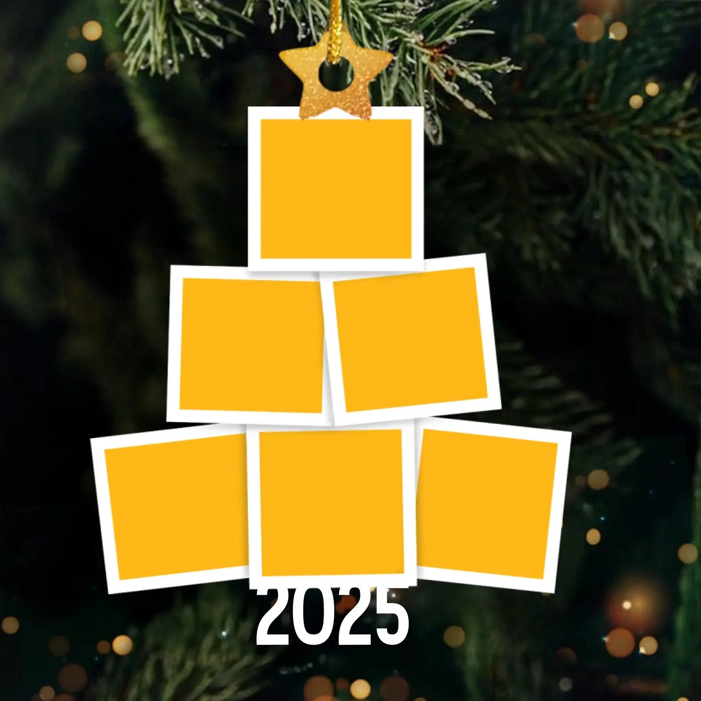 Photo Family Tree Christmas – Personalized Family Photo Ornament – Meaningful Holiday Gift for Parents, Grandparents & Relatives Ezcustomize