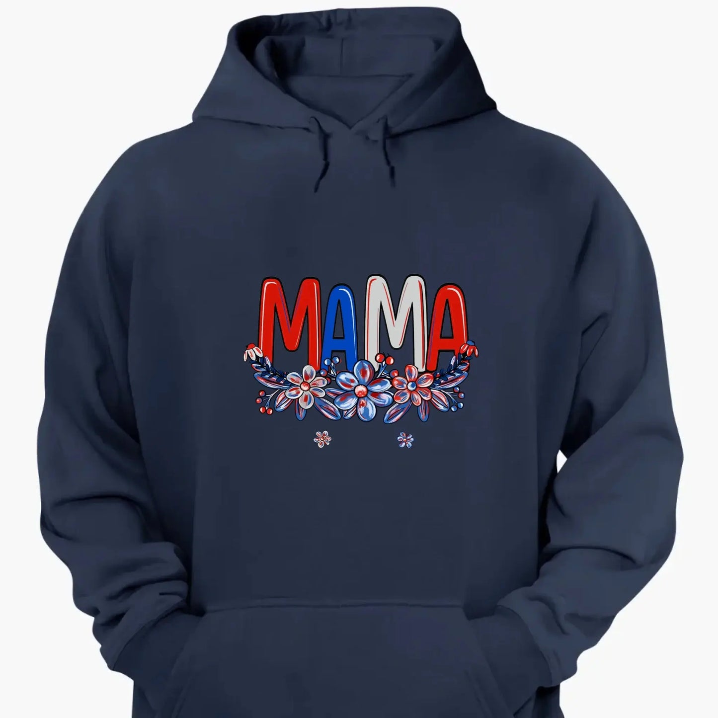 Proud Gigi Vibes Shirt – Personalized 4th of July Family T-Shirt with Grandkids’ Names – Patriotic Gift for Grandma, Gigi Ezcustomize