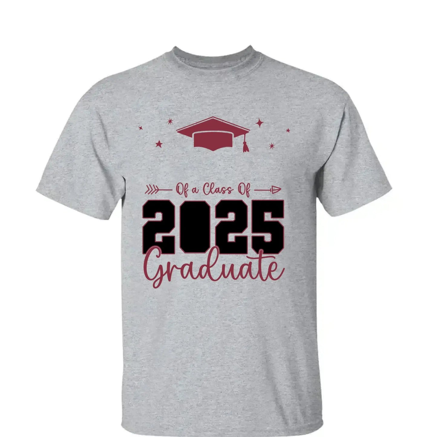 Proud Grandma of 2025 Graduate Shirt – Personalized Senior Photo T-Shirt for Family, Custom Picture Graduation Gift Ezcustomize
