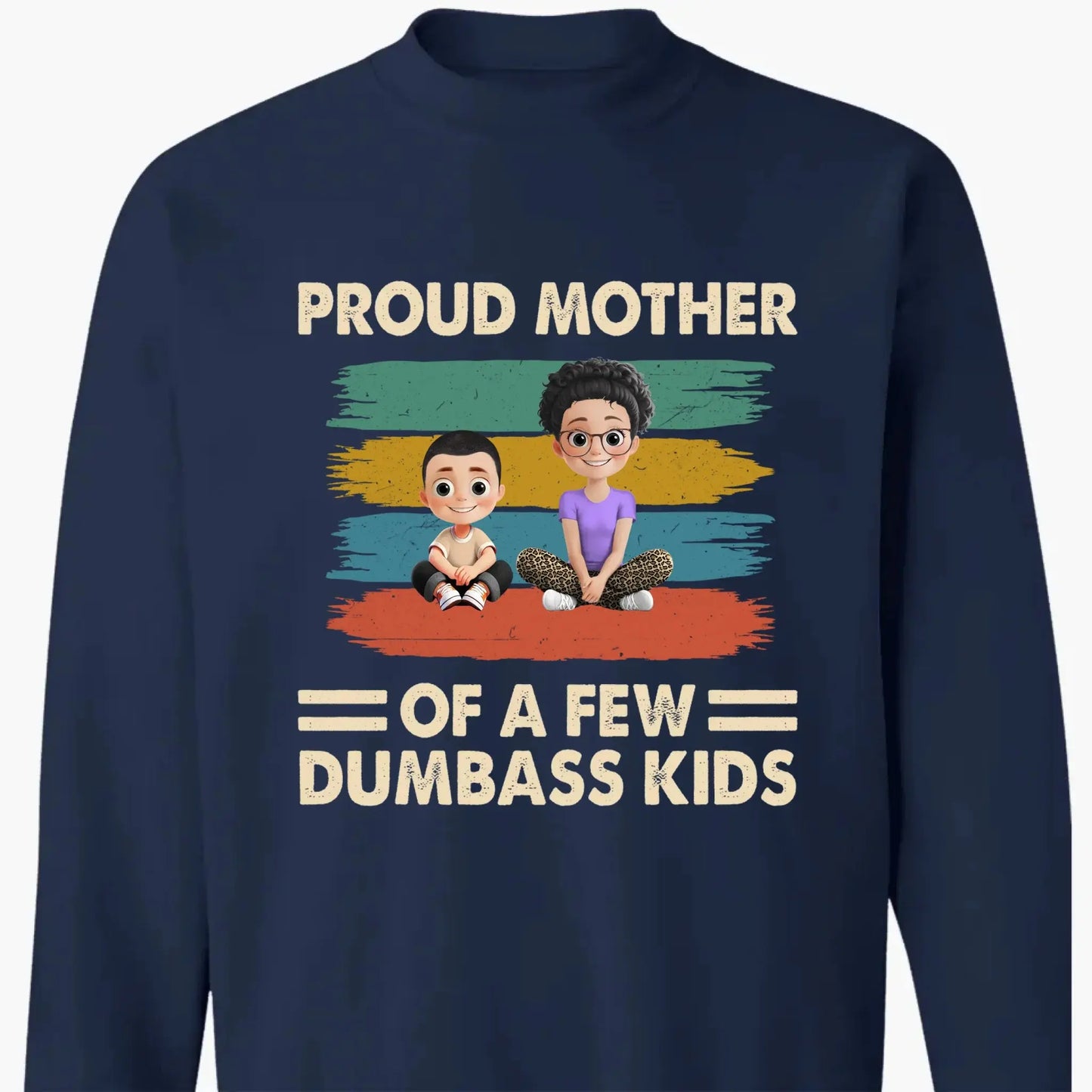 Proud Mother of a Few Kids – New Personalized Shirt, Custom Gift for Moms with Kids' Names Ezcustomize