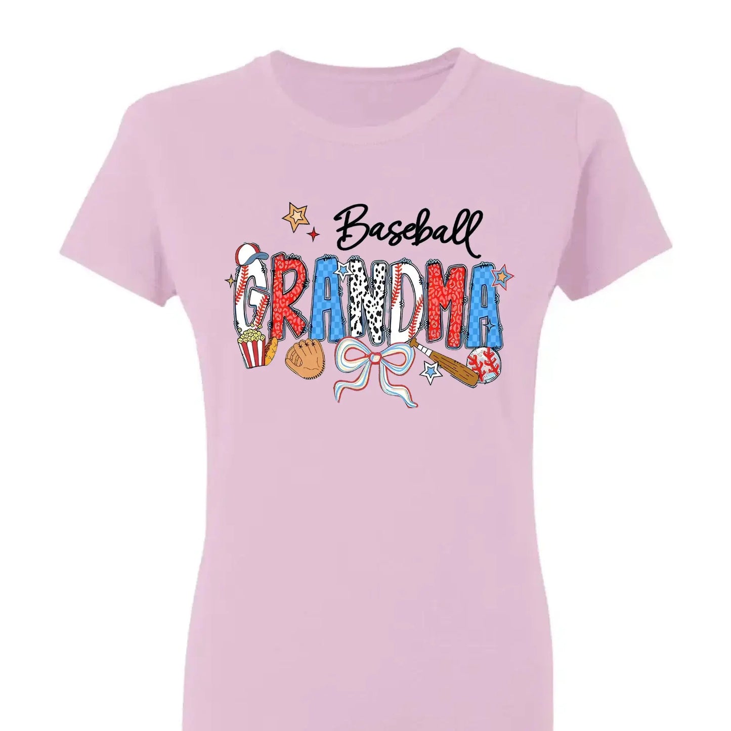Proud Sports Grandma T-Shirt – Personalized Tee with Kids’ Names – Custom Gift for Baseball, Softball, Soccer & More Ezcustomize