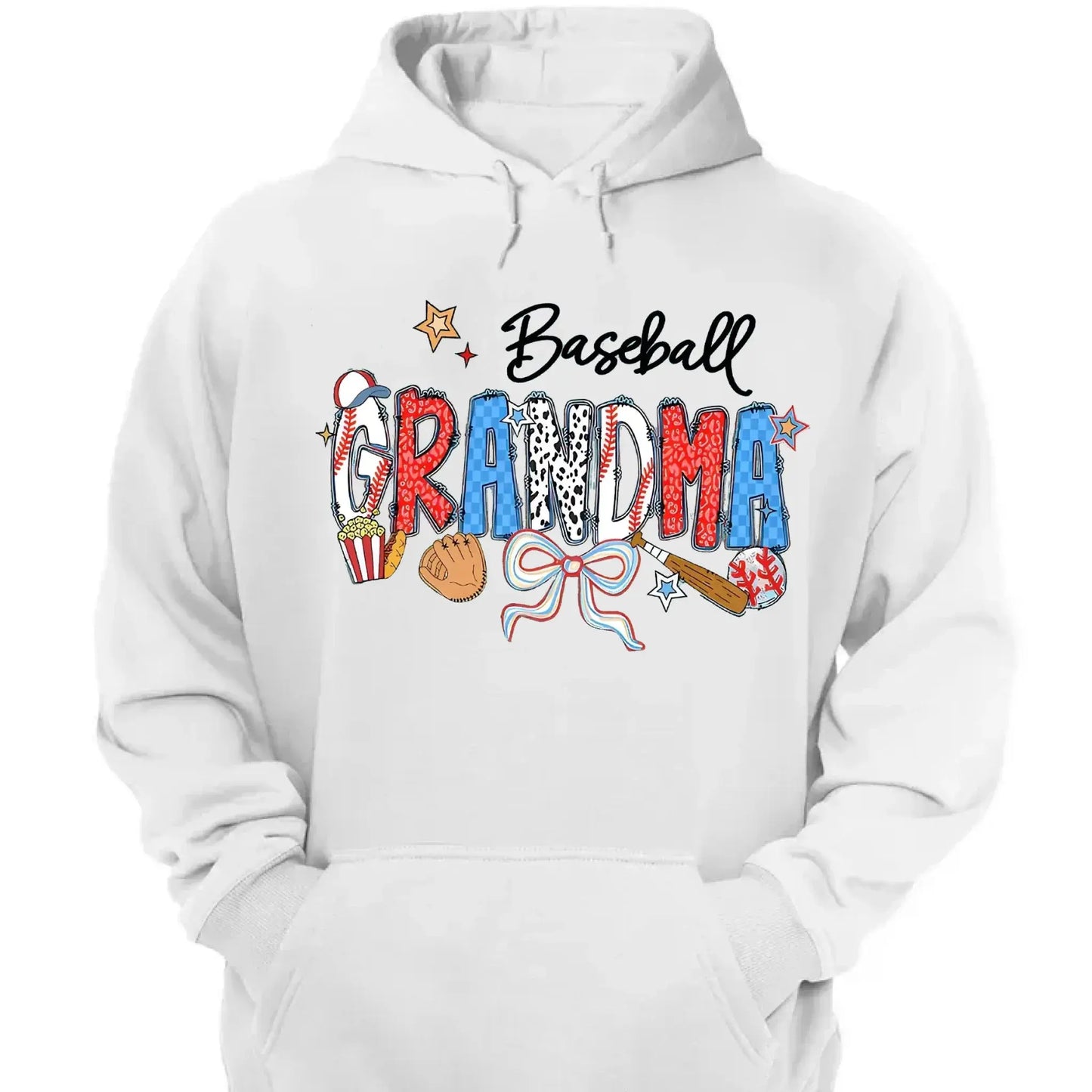 Proud Sports Grandma T-Shirt – Personalized Tee with Kids’ Names – Custom Gift for Baseball, Softball, Soccer & More Ezcustomize