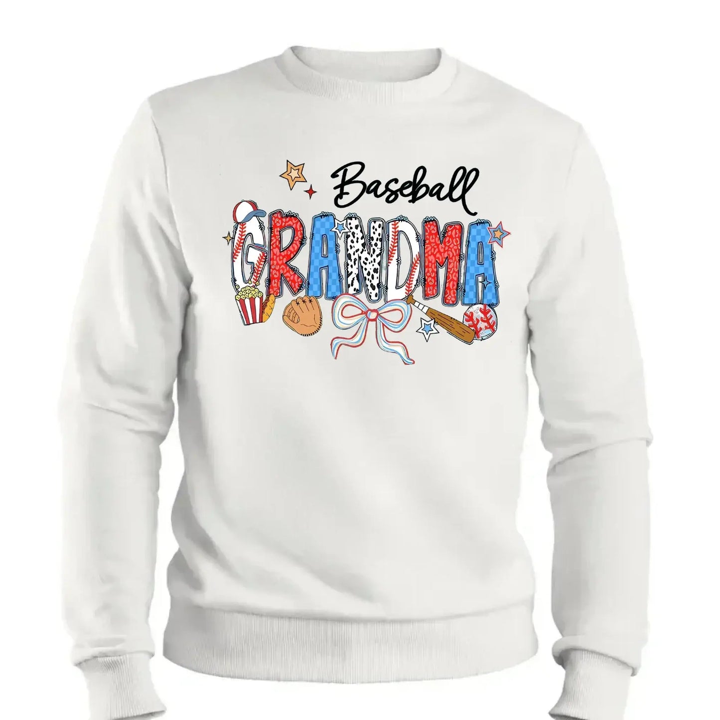 Proud Sports Grandma T-Shirt – Personalized Tee with Kids’ Names – Custom Gift for Baseball, Softball, Soccer & More Ezcustomize